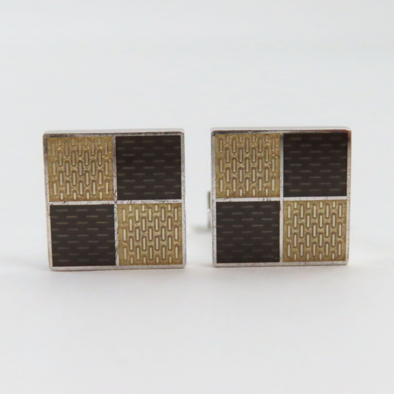 Louis Vuitton cuffs Manchette Brown Silver Handbag