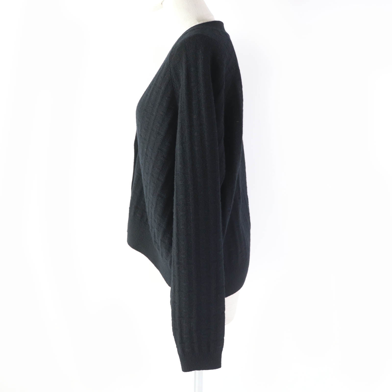 Cardigan Main: Wool Women Handbag Black Travel Bag