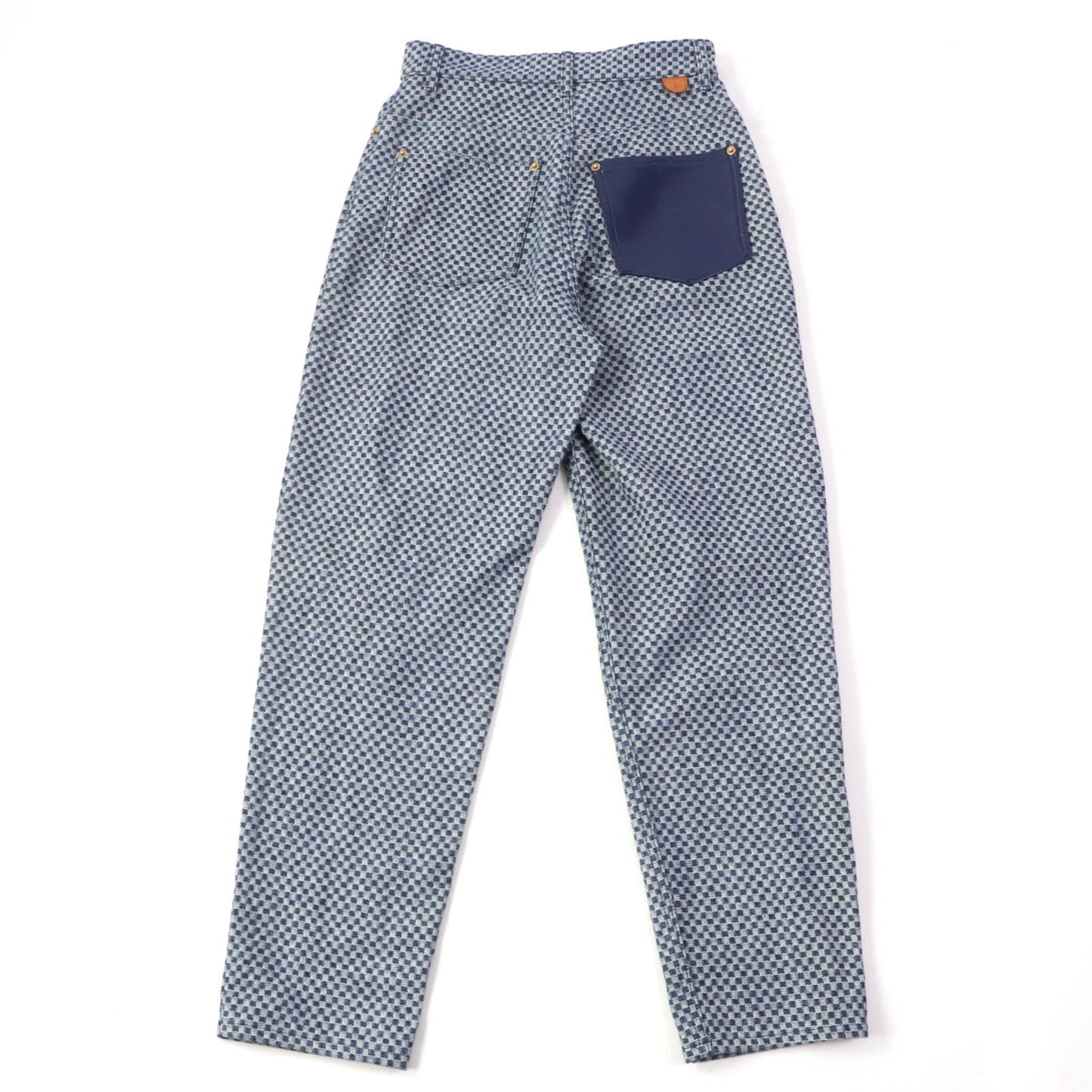 Louis Vuitton Part 77 polyester Part 23 Leather Denim Cotton Navy Apparel