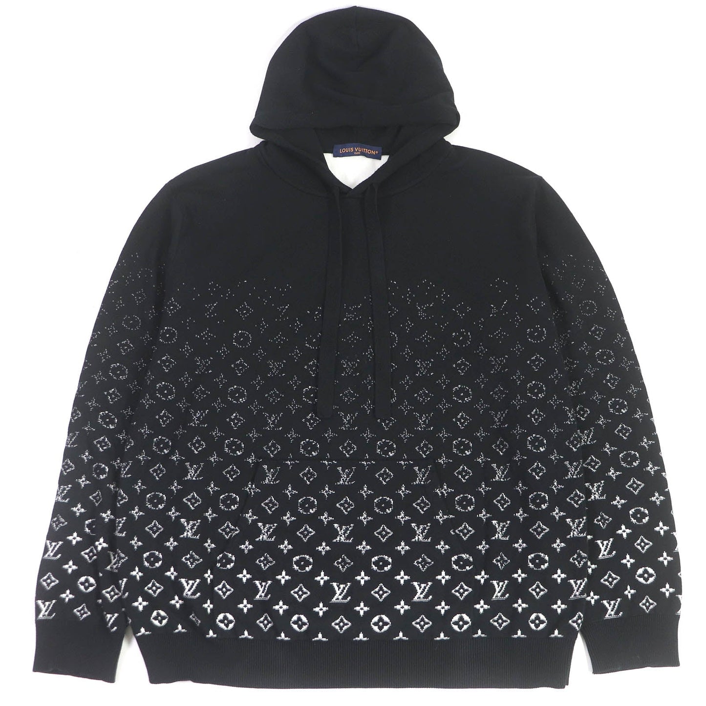 Louis Vuitton Hoodie Cotton Black Apparel