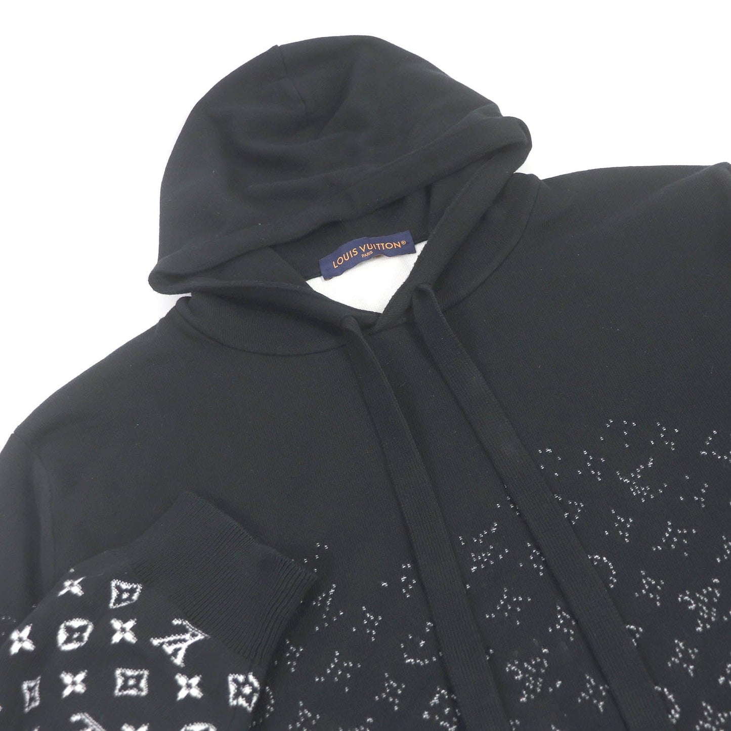 Louis Vuitton Hoodie Cotton Black Apparel