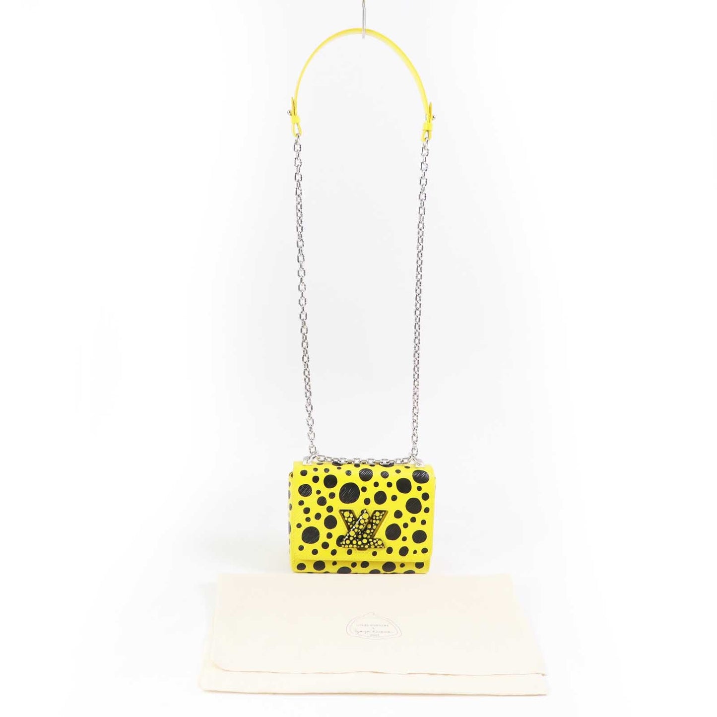 Louis Vuitton M21695 Epi Yellow Epi Twist Black Shoulder Bag