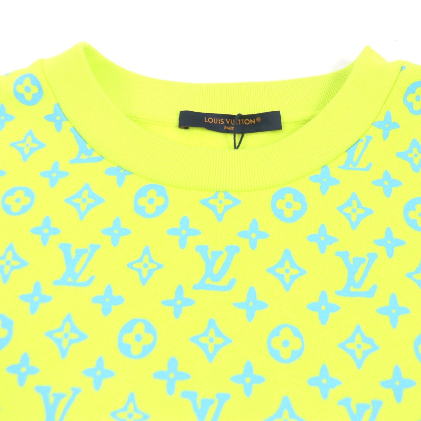Louis Vuitton sweat Print Chewneck Sweat Shirt Monogram Cotton Blue Apparel