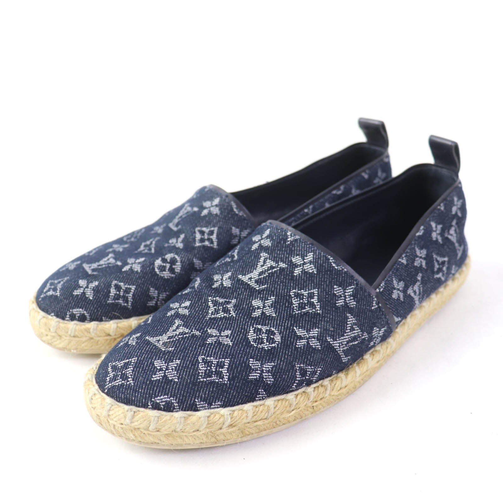 Louis Vuitton Slip-on Indigo 36 Monogram Denim Handbag