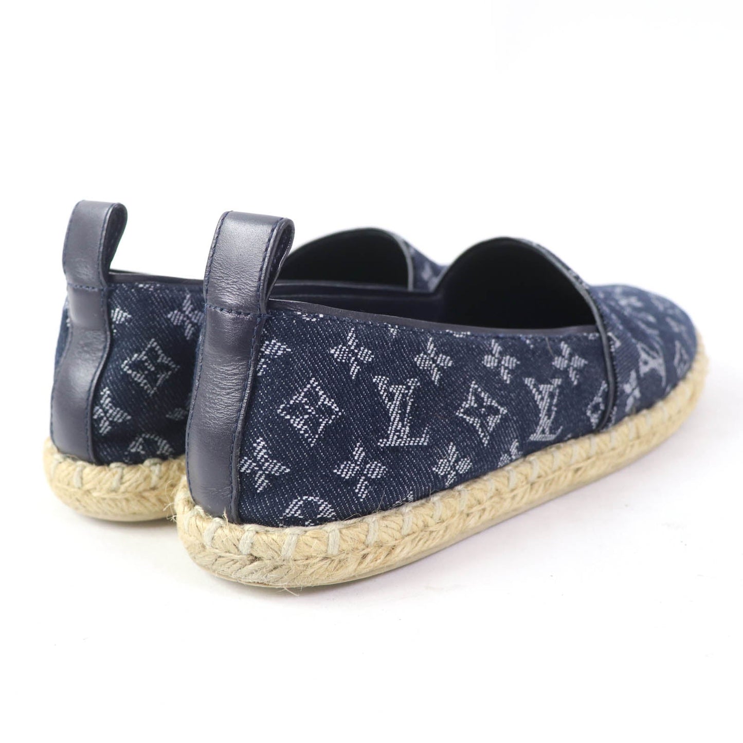 Louis Vuitton Slip-on Indigo 36 Monogram Denim Handbag