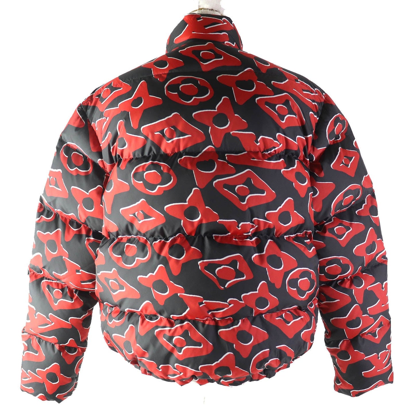 Louis Vuitton Down jacket 1A8B3X Filling down Black Red Apparel