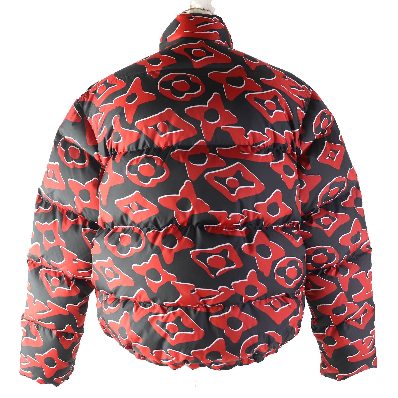 Louis Vuitton Down jacket 1A8B3X Filling down Black Red Apparel