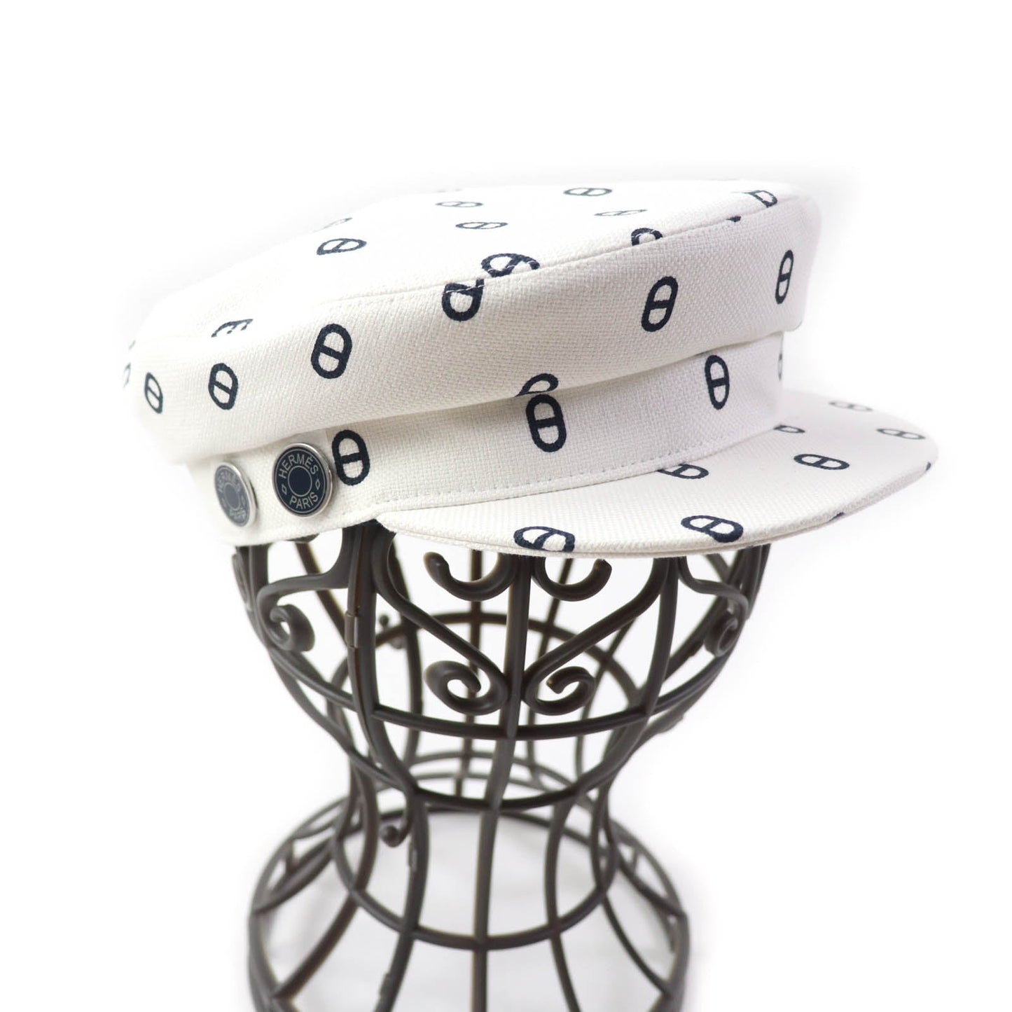 Casquette Outer: Cotton, Outer: Polyurethane, Lining: Cotton, White Travel Bag