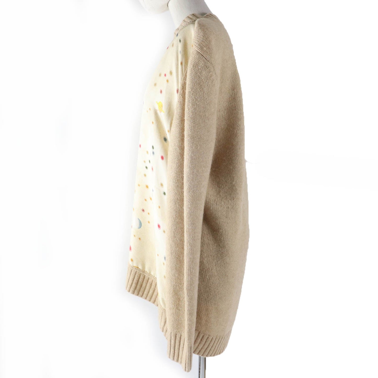 Knit Main: Silk, Main: Camel Women L Beige Travel Bag