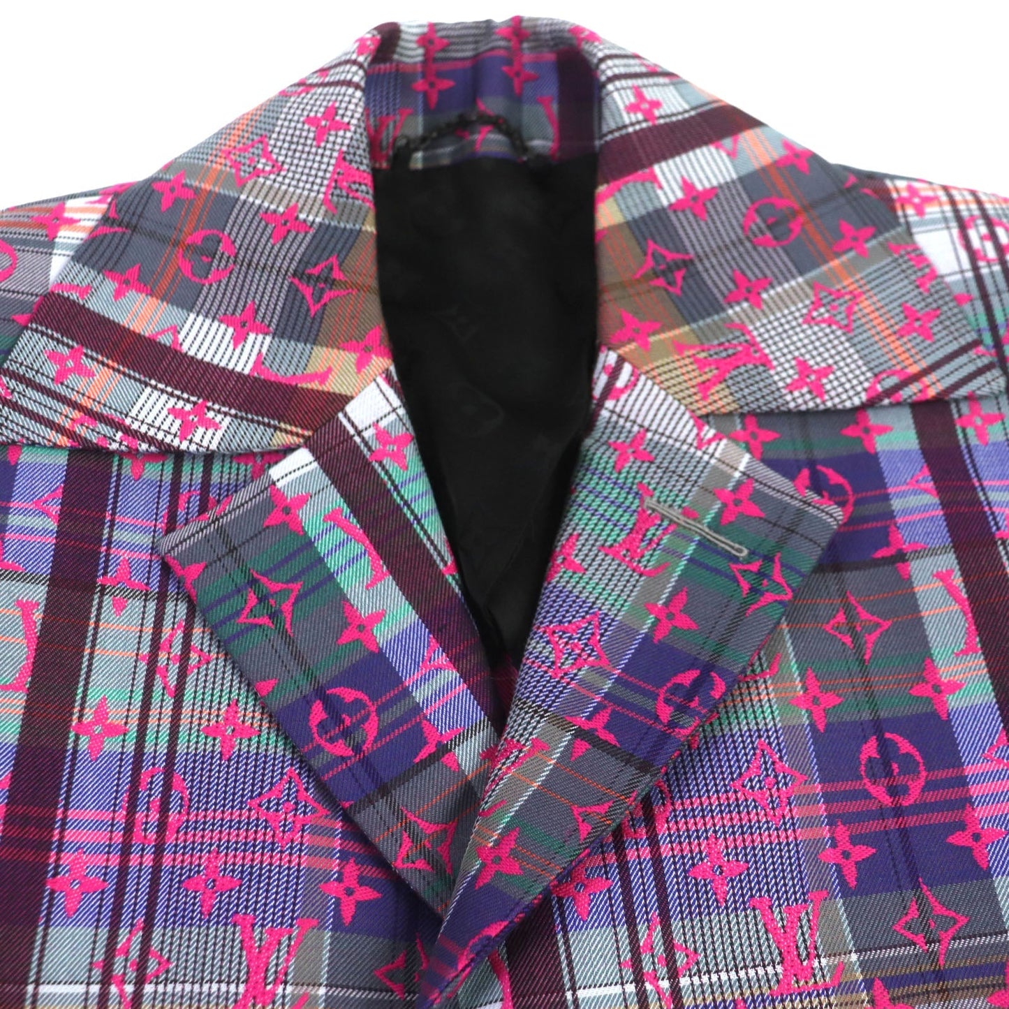 Louis Vuitton Chester coat 35 Polyester 27 Wool Cotton Pink Apparel