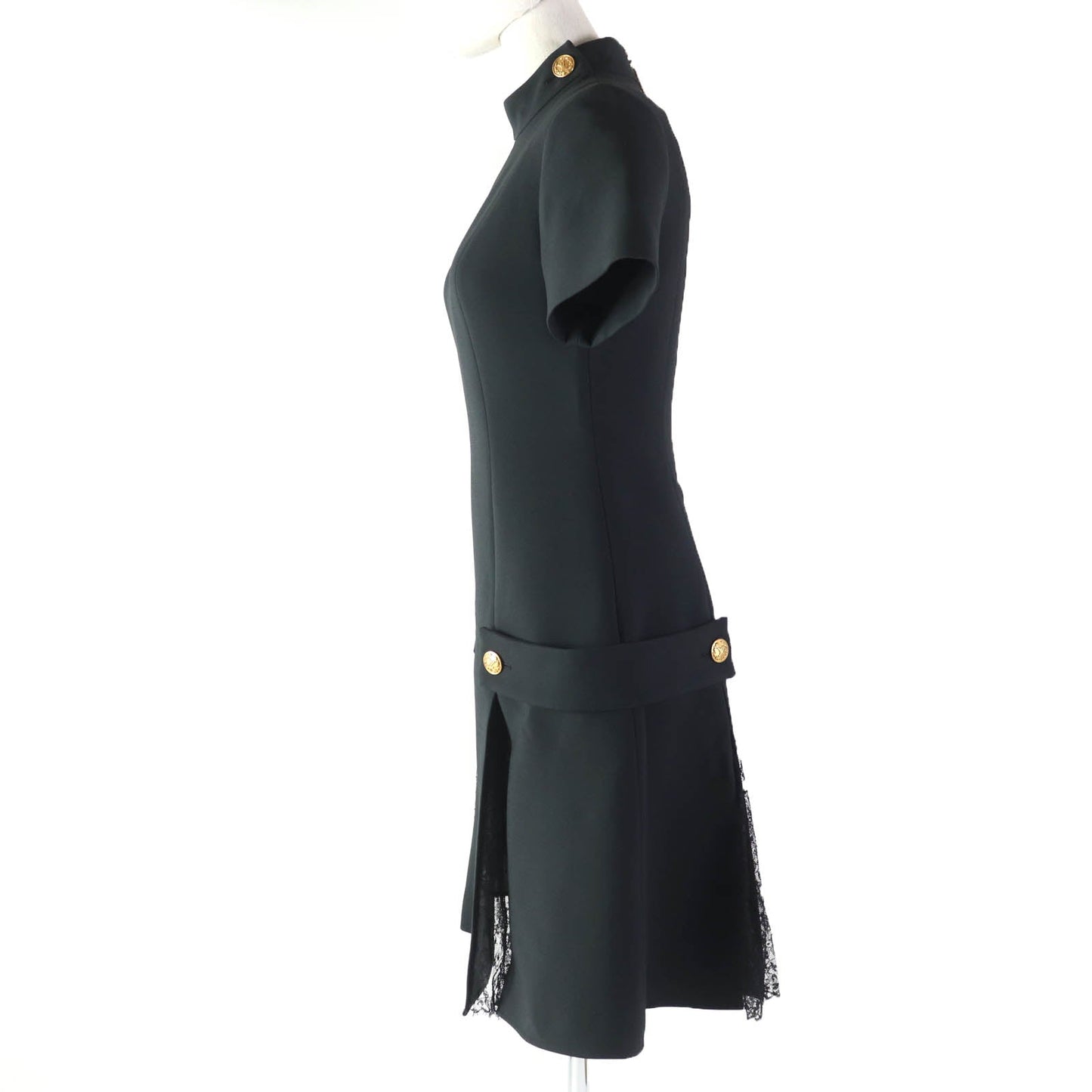 Louis Vuitton one piece 29 silk 2 Nylon Wool Black Handbag
