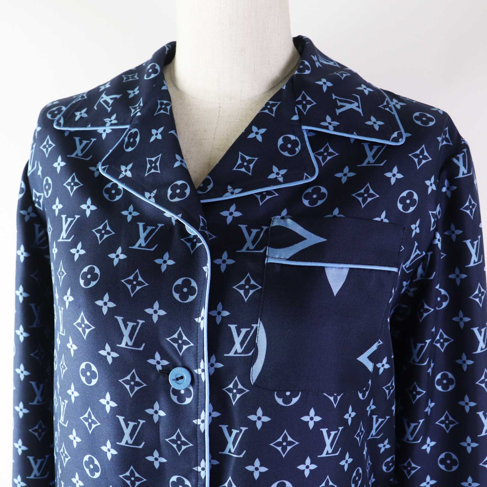 Louis Vuitton Long sleeve shirt Blue Navy Apparel