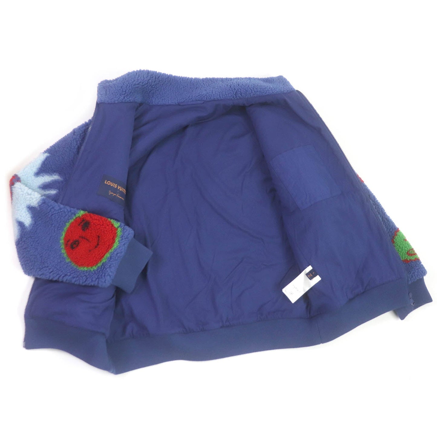Louis Vuitton Blouson Part 100 L Wool Cotton Blue Apparel