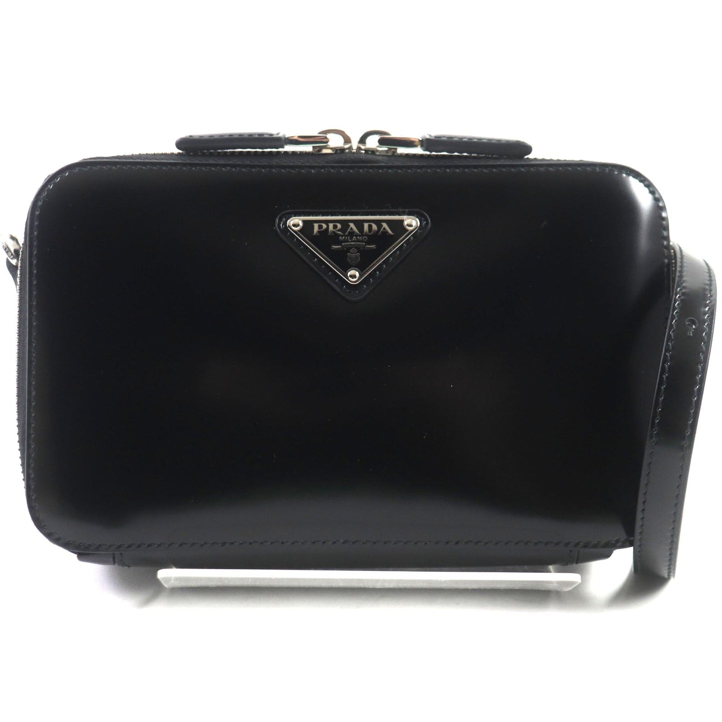 Prada Brushed Shoulder Bag 2Vh173 Leather