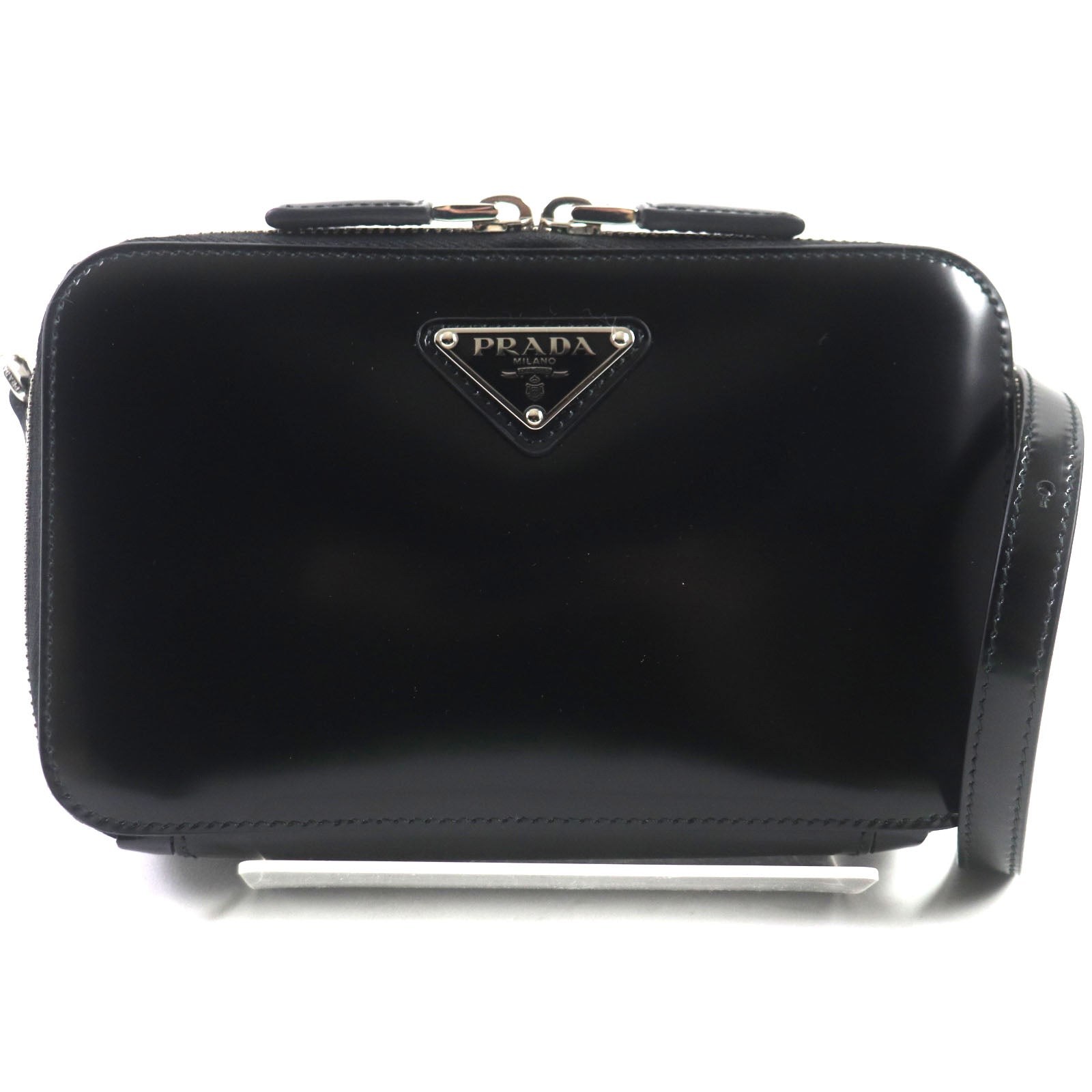 Prada Brushed Shoulder Bag 2Vh173 Leather