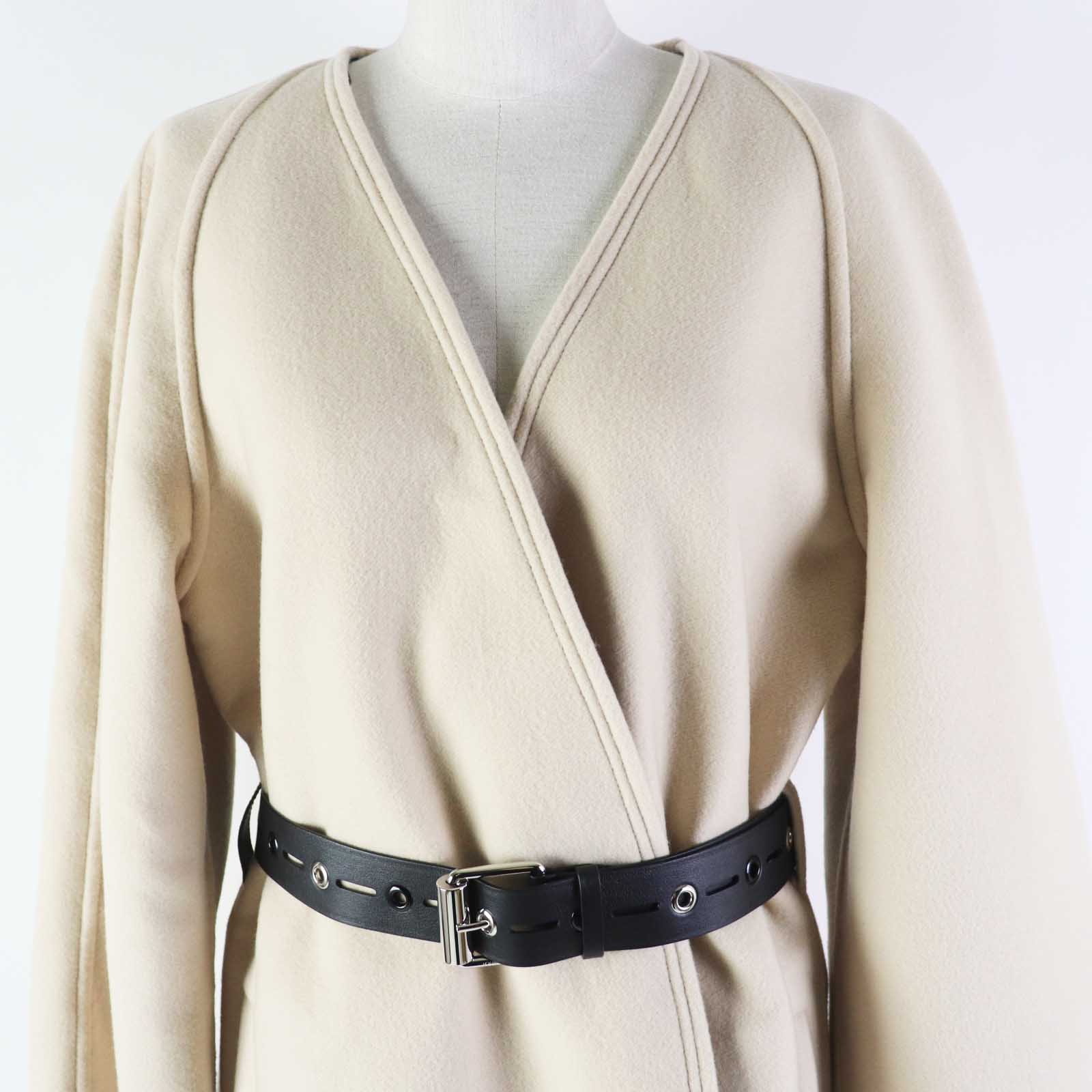 Louis Vuitton coat 1A4YSZ Part 100 polyester Leather Beige Apparel