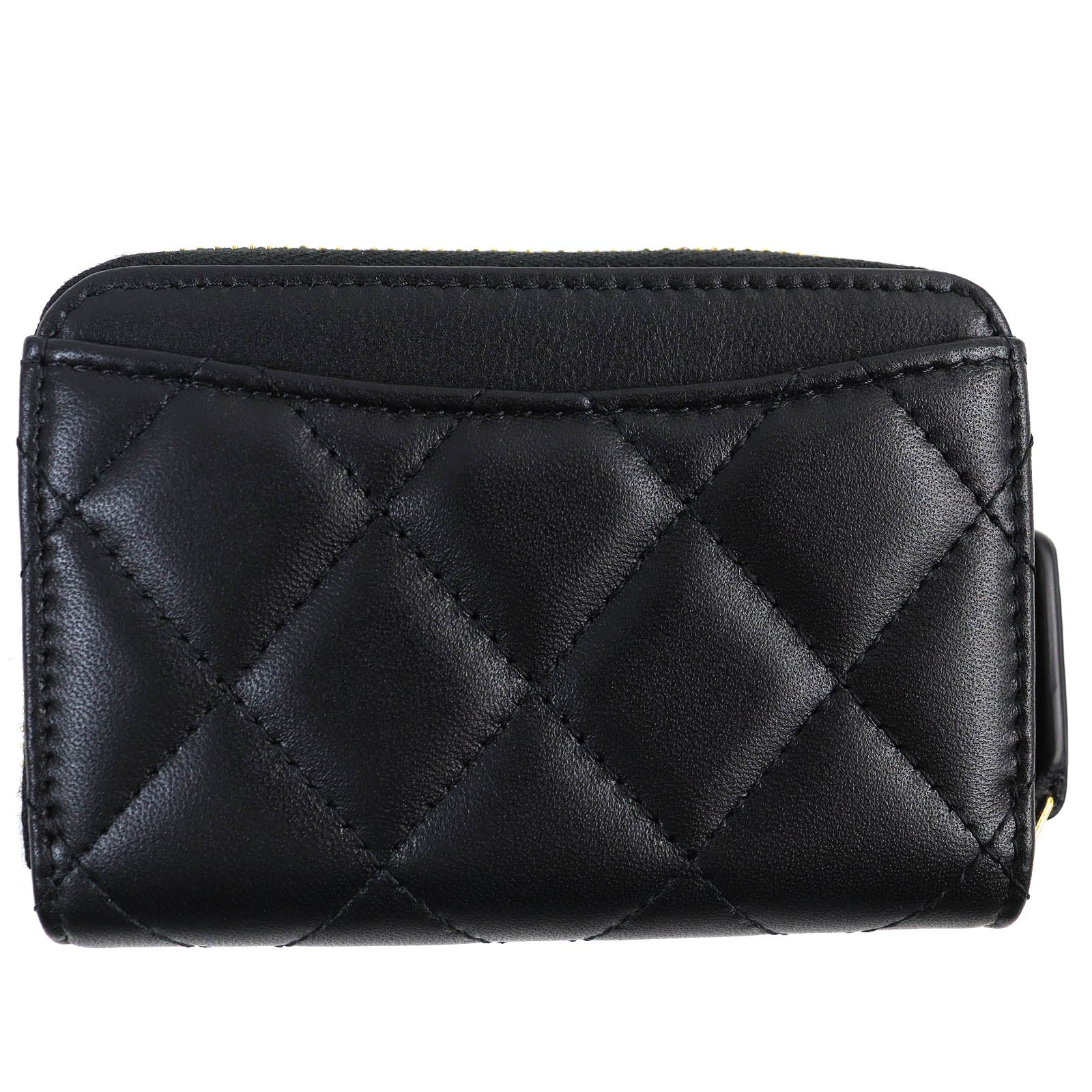 Chanel Classic Leather Zip Coin Purse Bag