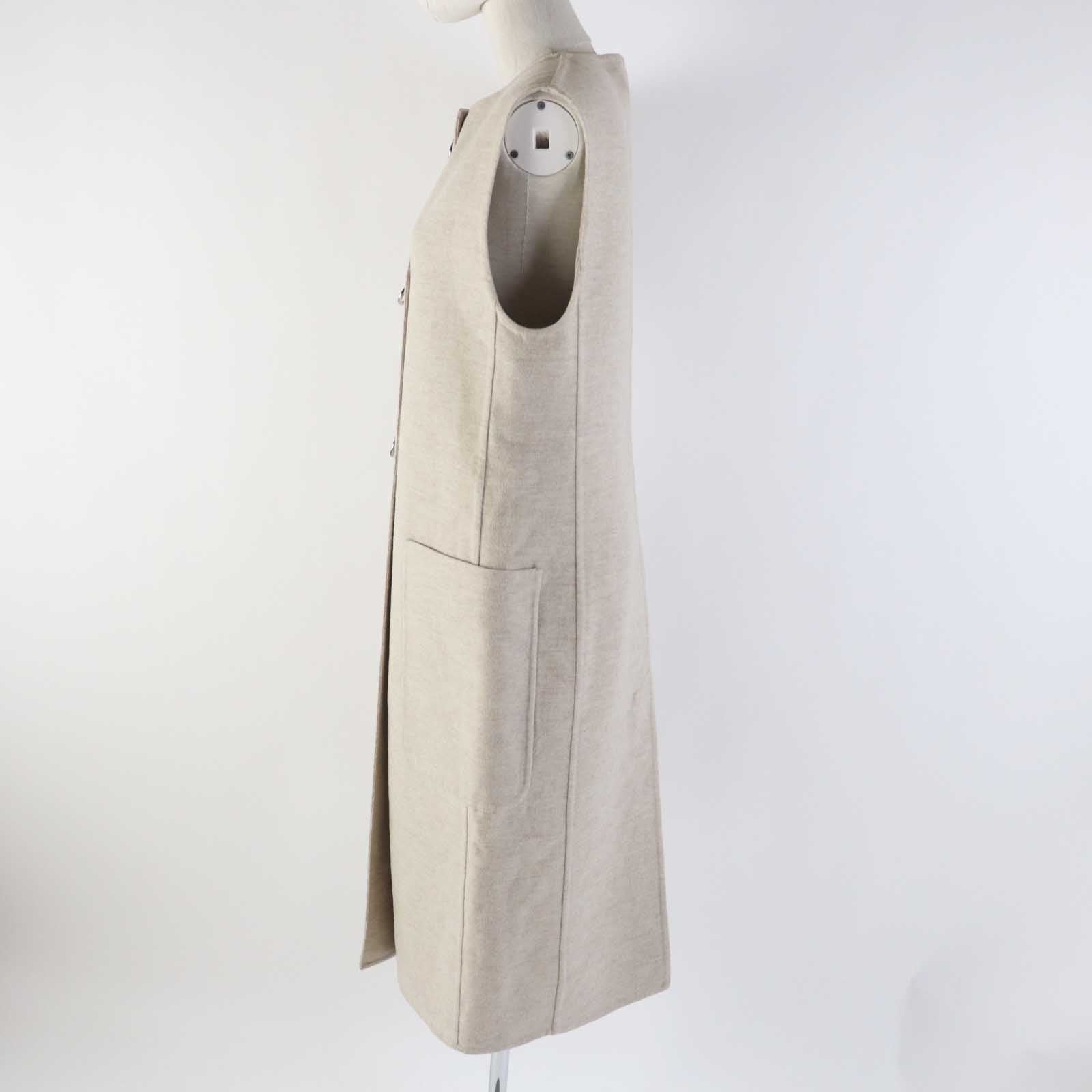 Vest Main: Cashmere, Part: Sheepskin Light Women Leather Beige Travel Bag