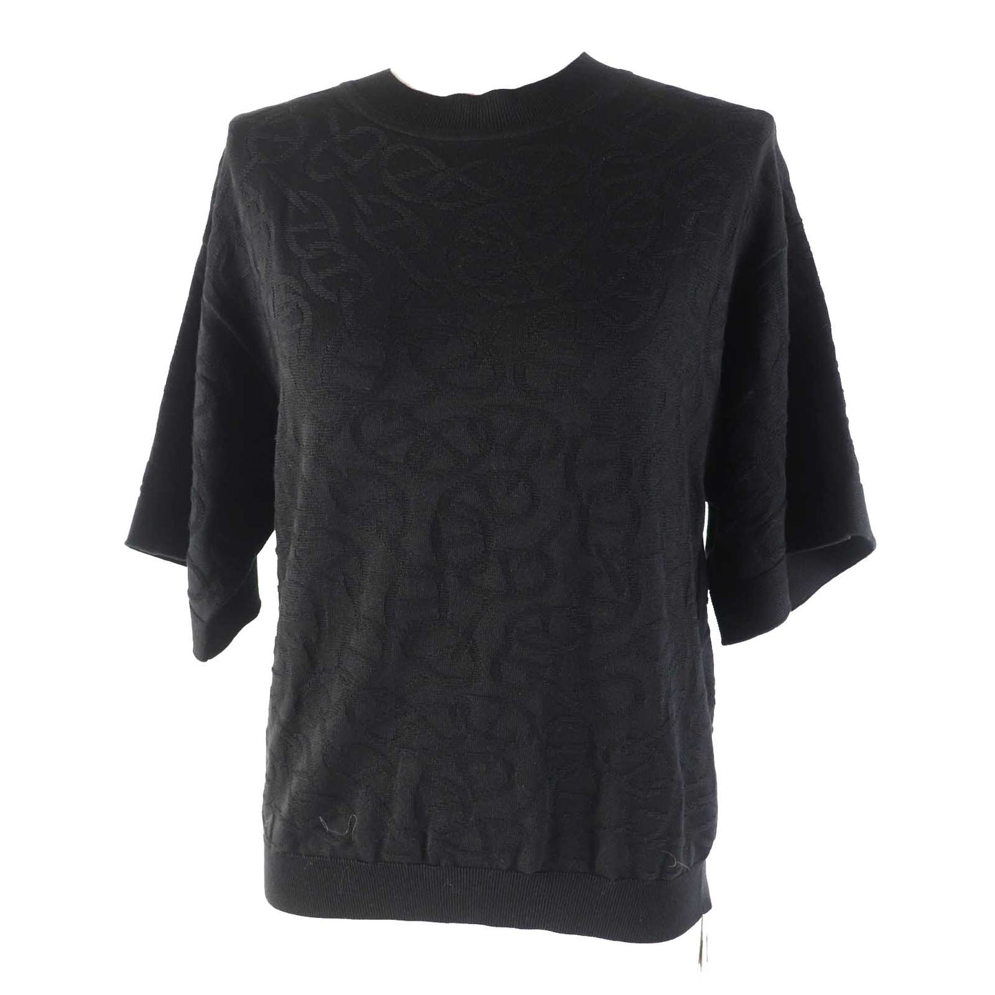 Short Sleeve Knit Outer Material: Silk, Outer Nylon Black Travel Bag