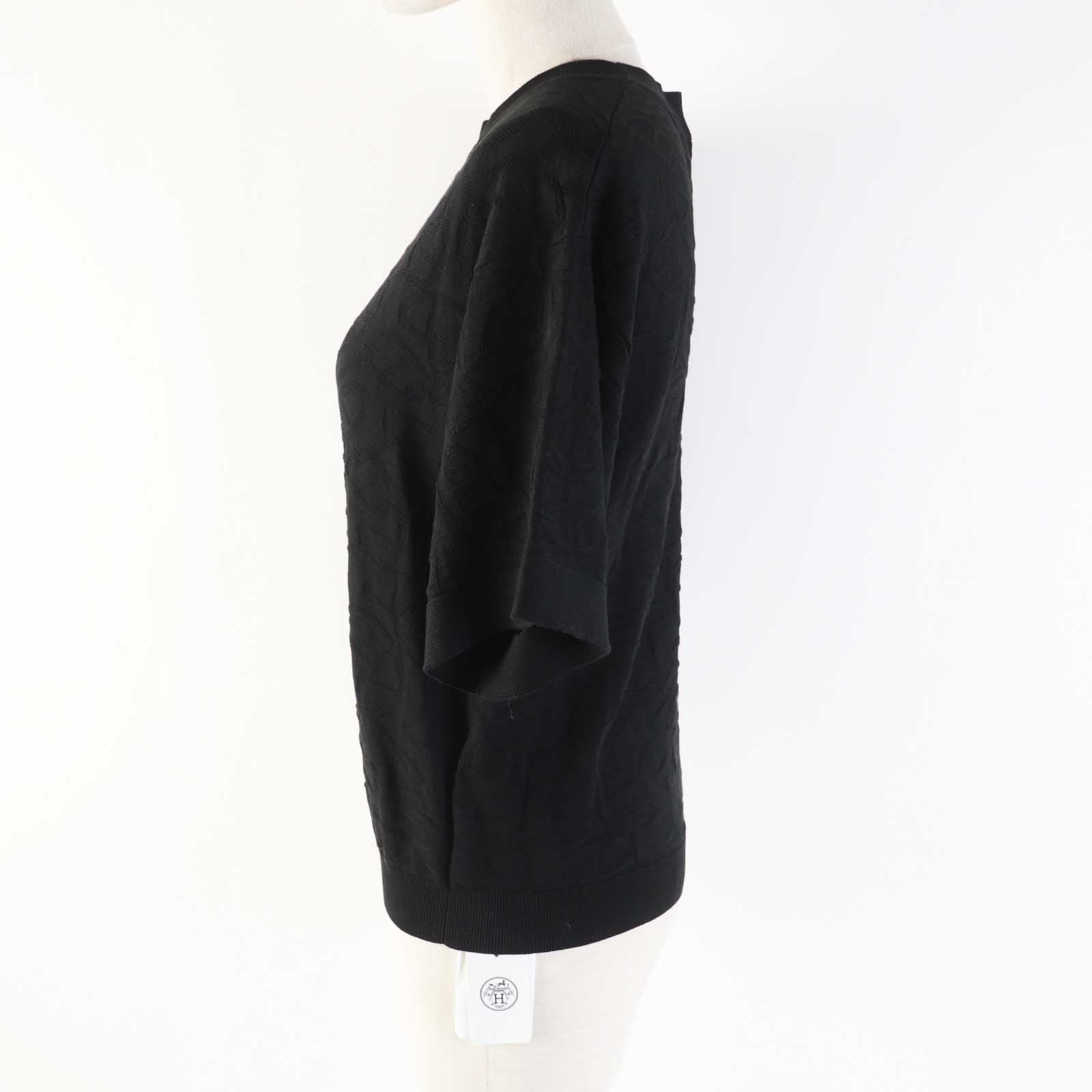 Short Sleeve Knit Outer Material: Silk, Outer Nylon Black Travel Bag
