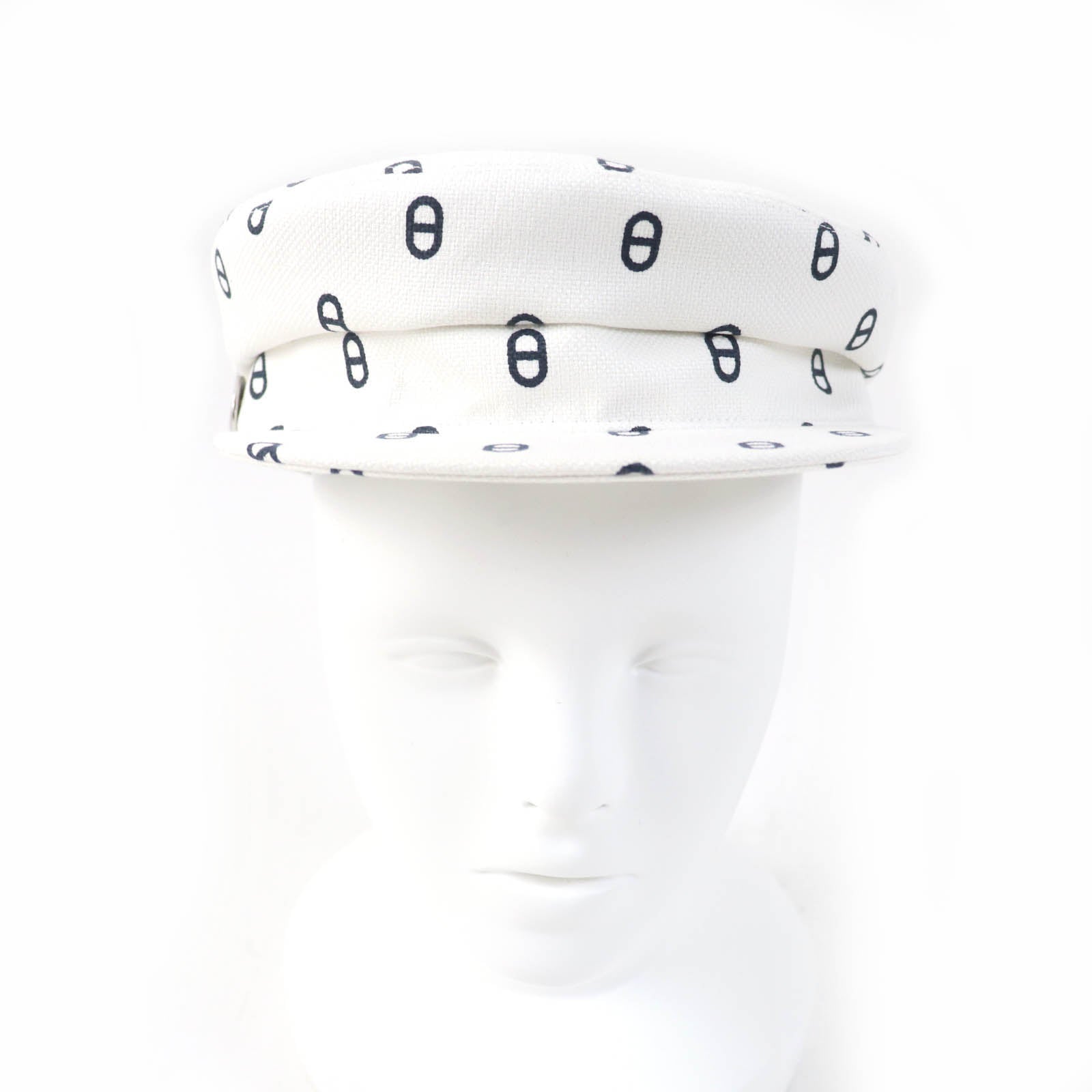 Casquette Main: Cotton, Main: Polyurethane, Lining: Cotton, White Travel Bag