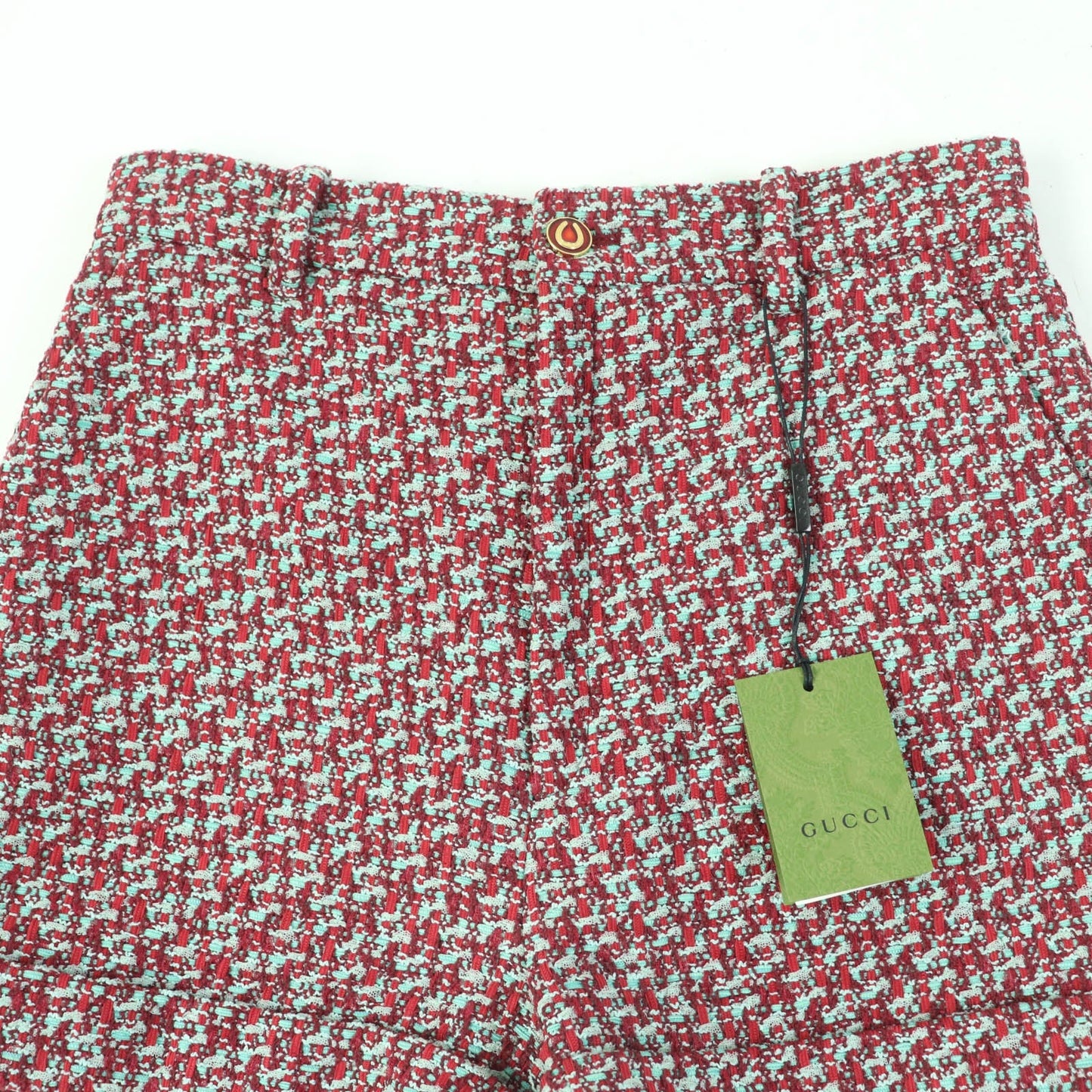 Gucci Nylon Cotton Red Green Apparel