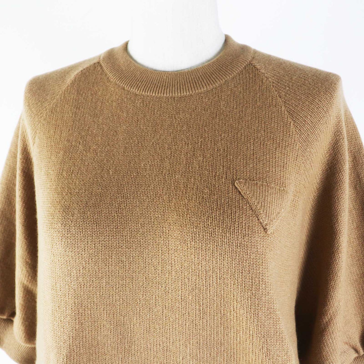 Short Sleeve Knit Main: % Cashmere Women Brown Travel Bag