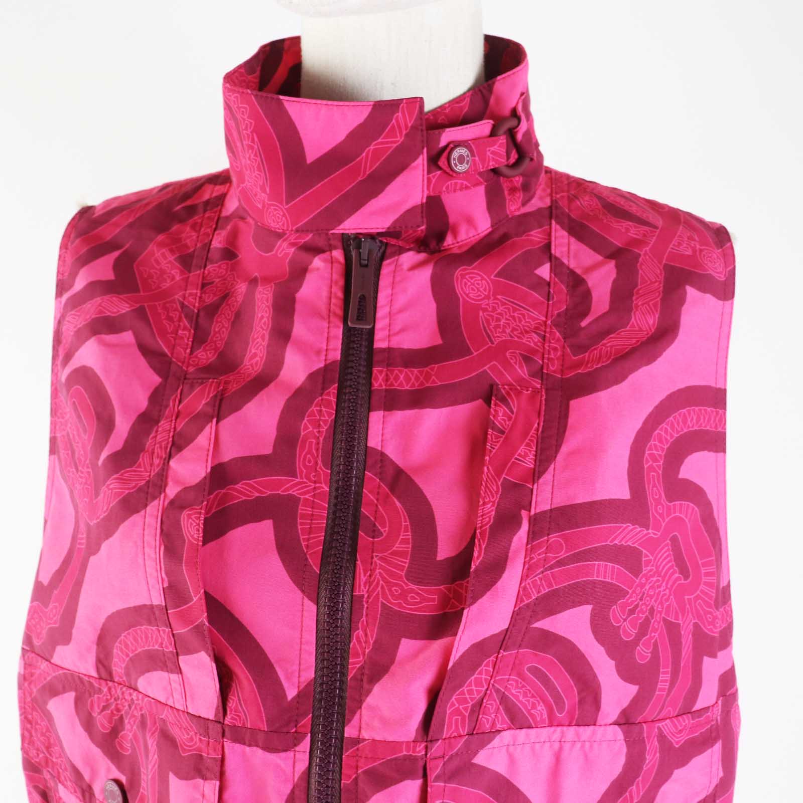 Vest Main: Bordeaux Fantaisie D'Etriers Stirrup Fantasy Nylon Pink Travel Bag