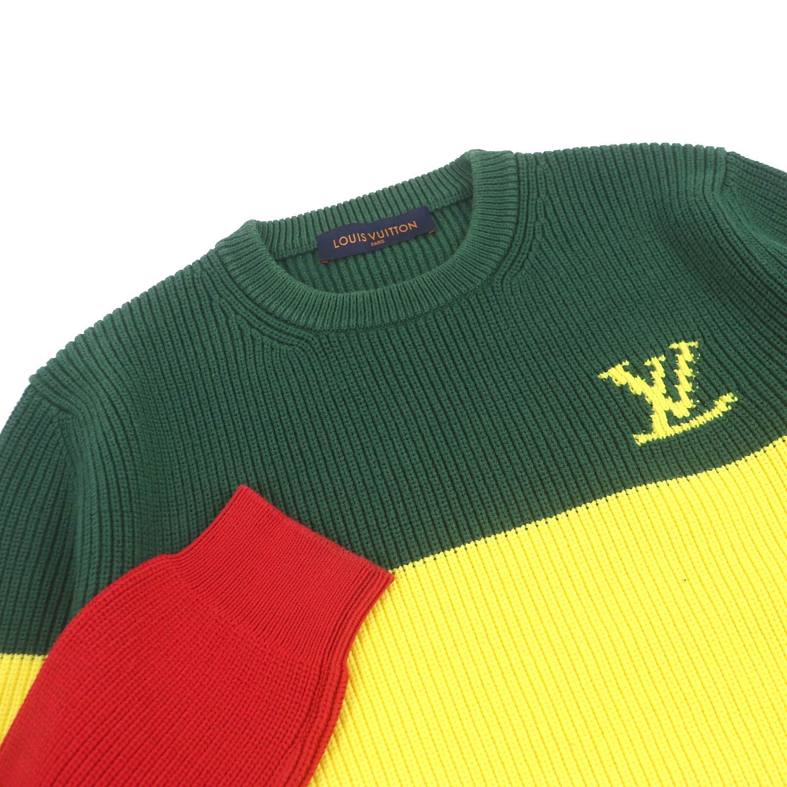 Louis Vuitton sweater Striped Pullover M Cotton Apparel