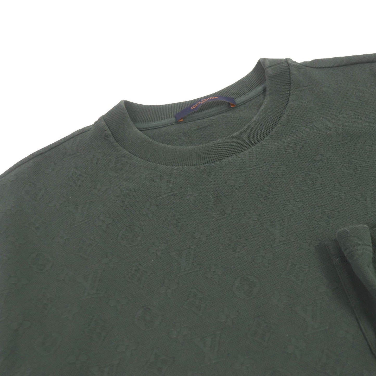 Louis Vuitton Short sleeve T-shirt HIY49W Cotton Green Apparel