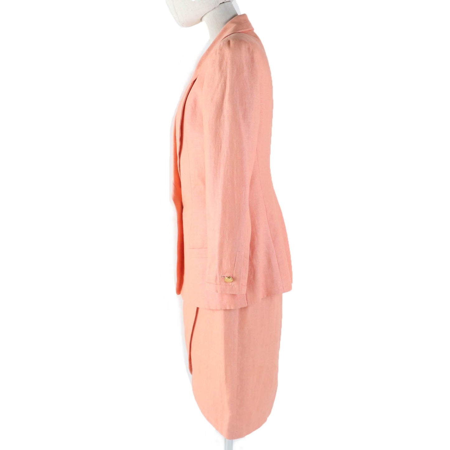 Chanel   Linen Silk Jacket Dress Set