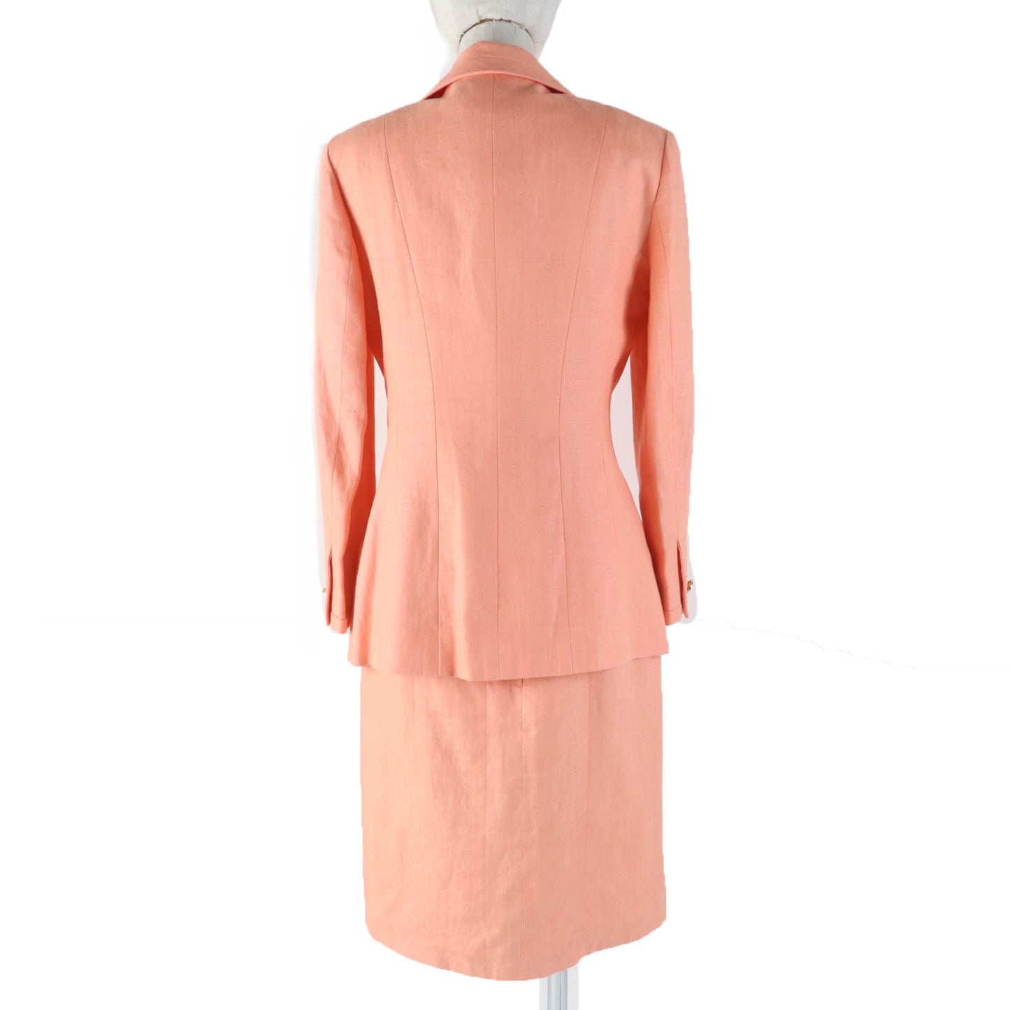 Chanel   Linen Silk Jacket Dress Set