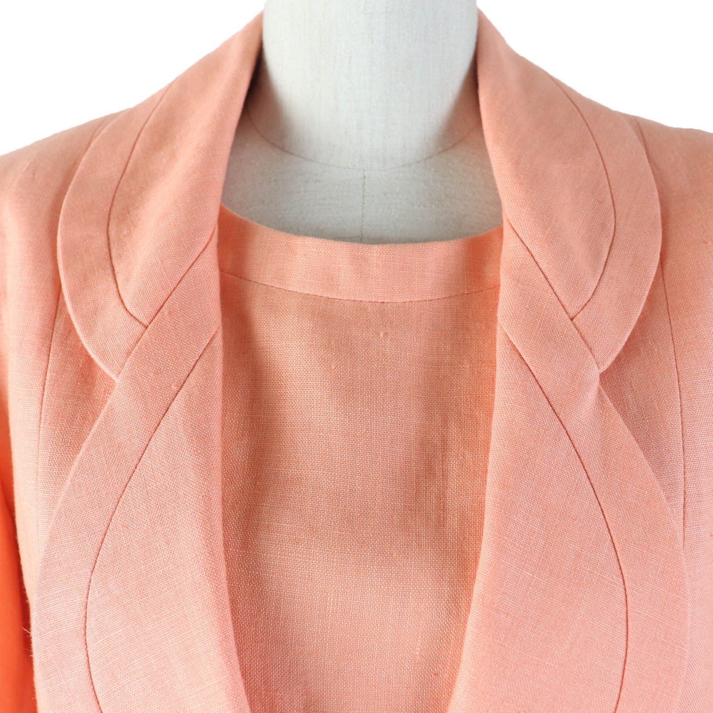 Chanel   Linen Silk Jacket Dress Set
