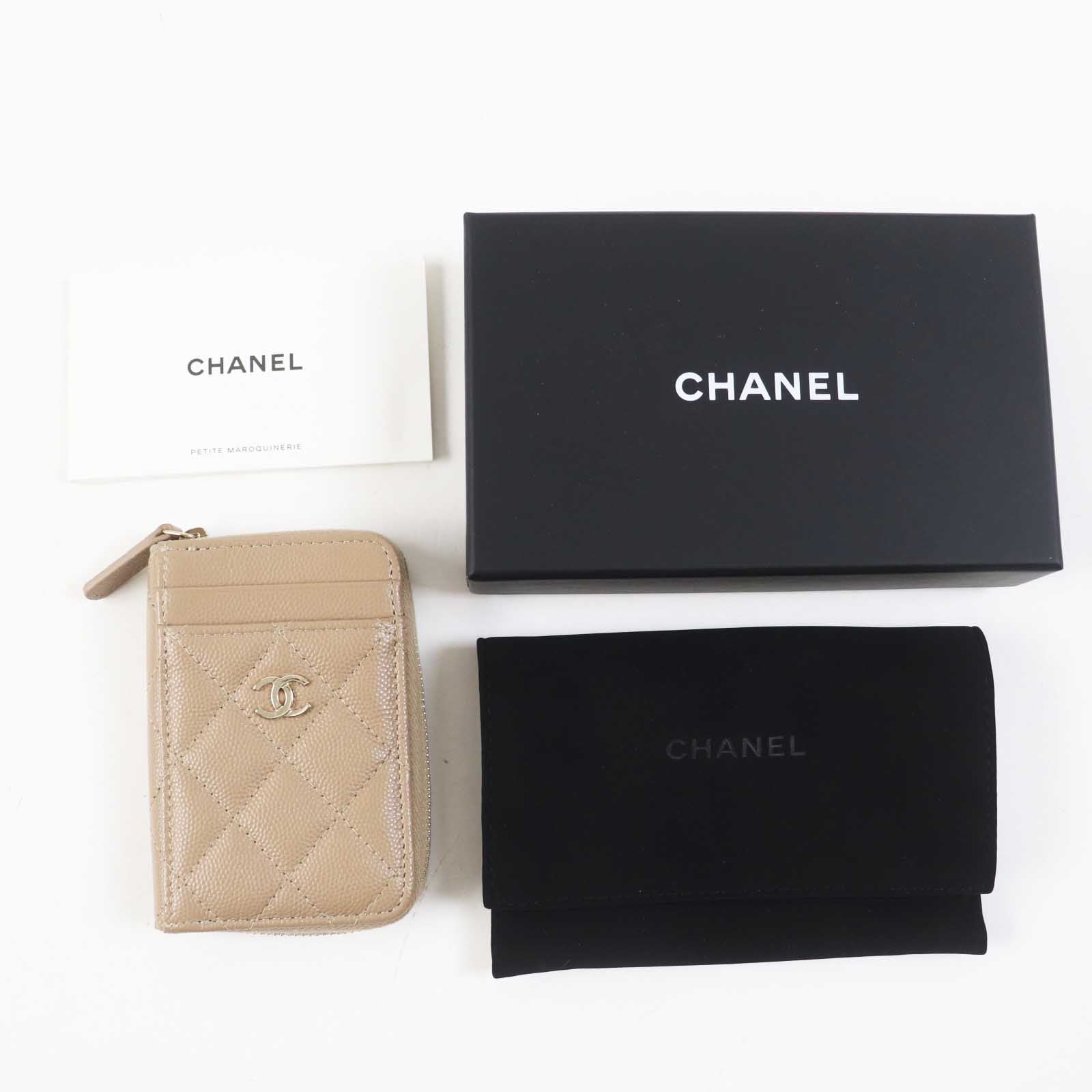 Chanel Coin Beige Handbag