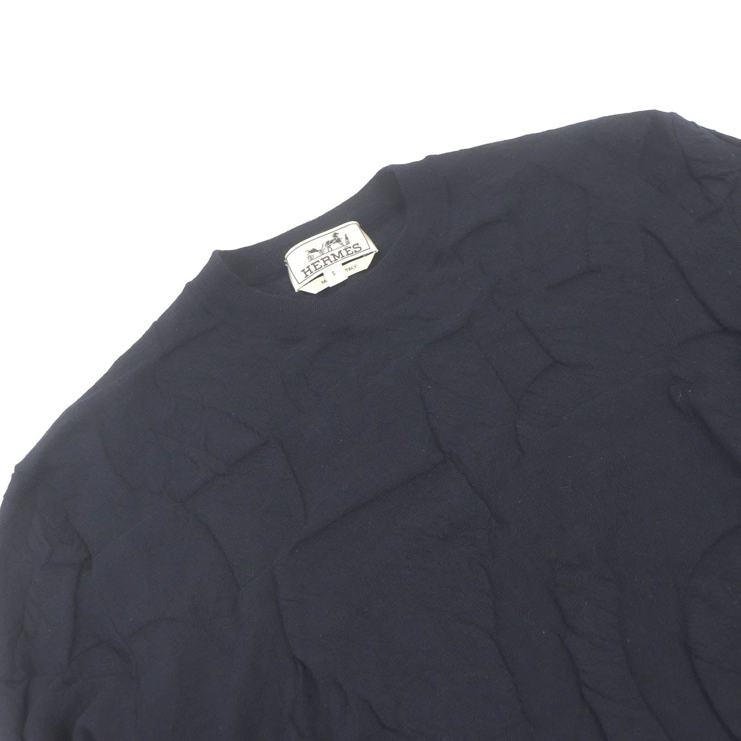 Short Sleeve Knit Main: Wool Navy Jeu Travel Bag