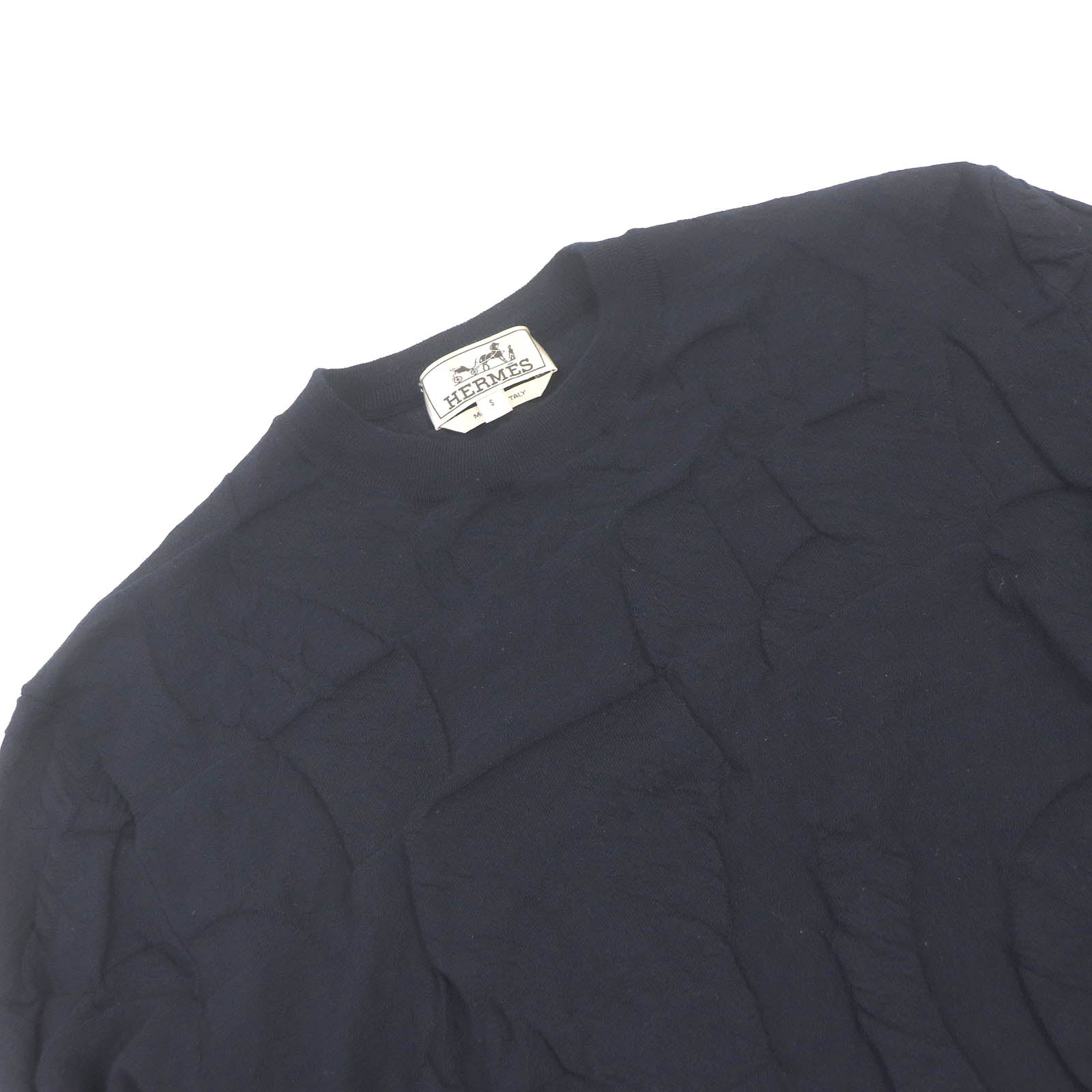 Short Sleeve Knit Main: Wool Navy Jeu Travel Bag