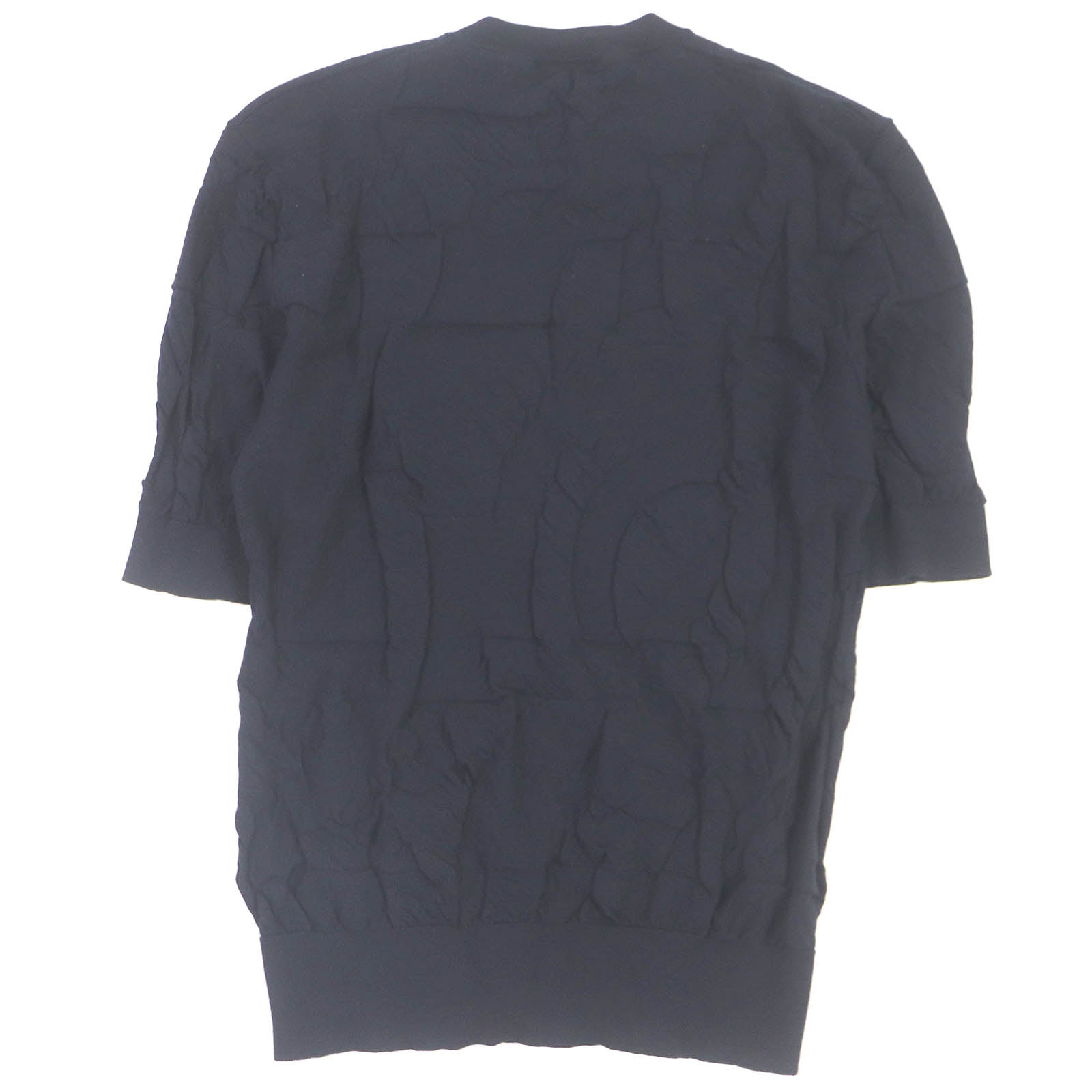 Short Sleeve Knit Main: Wool Navy Jeu Travel Bag