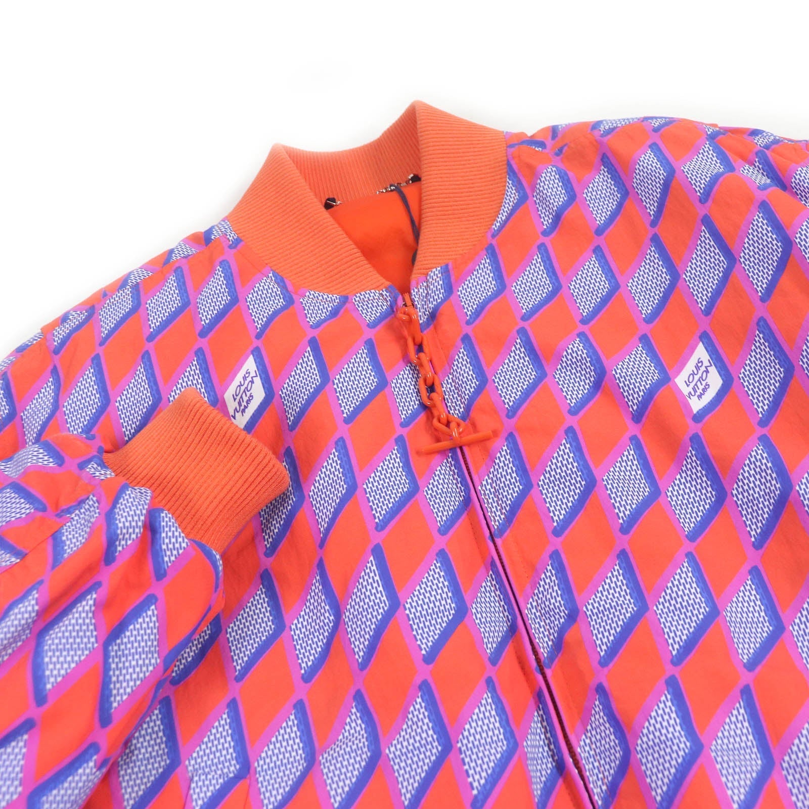 Louis Vuitton Bomber jacket HNB73E Part 89 Nylon Cotton Orange Apparel
