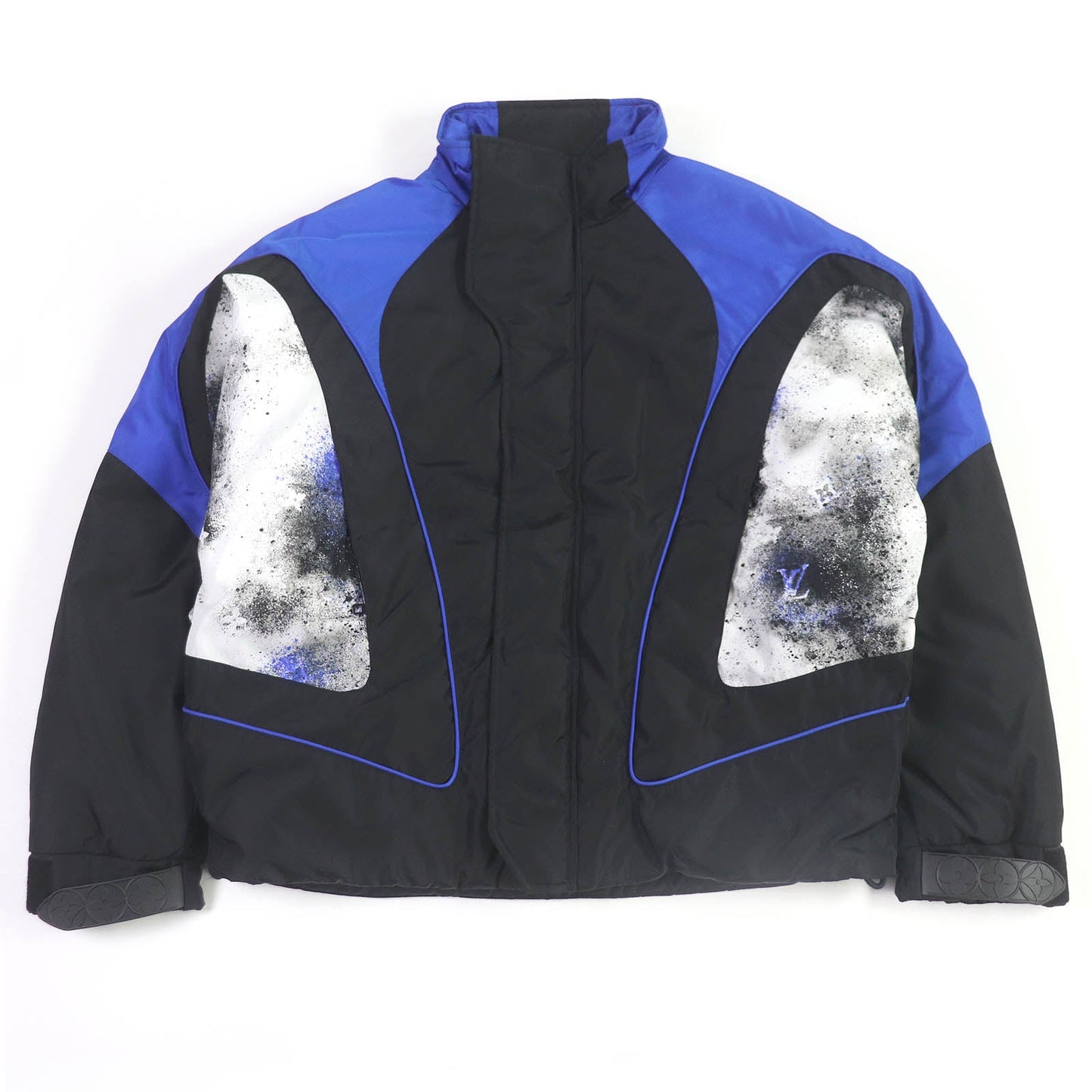 Louis Vuitton jacket Filling 100 52 Nylon Cotton Black Blue Apparel