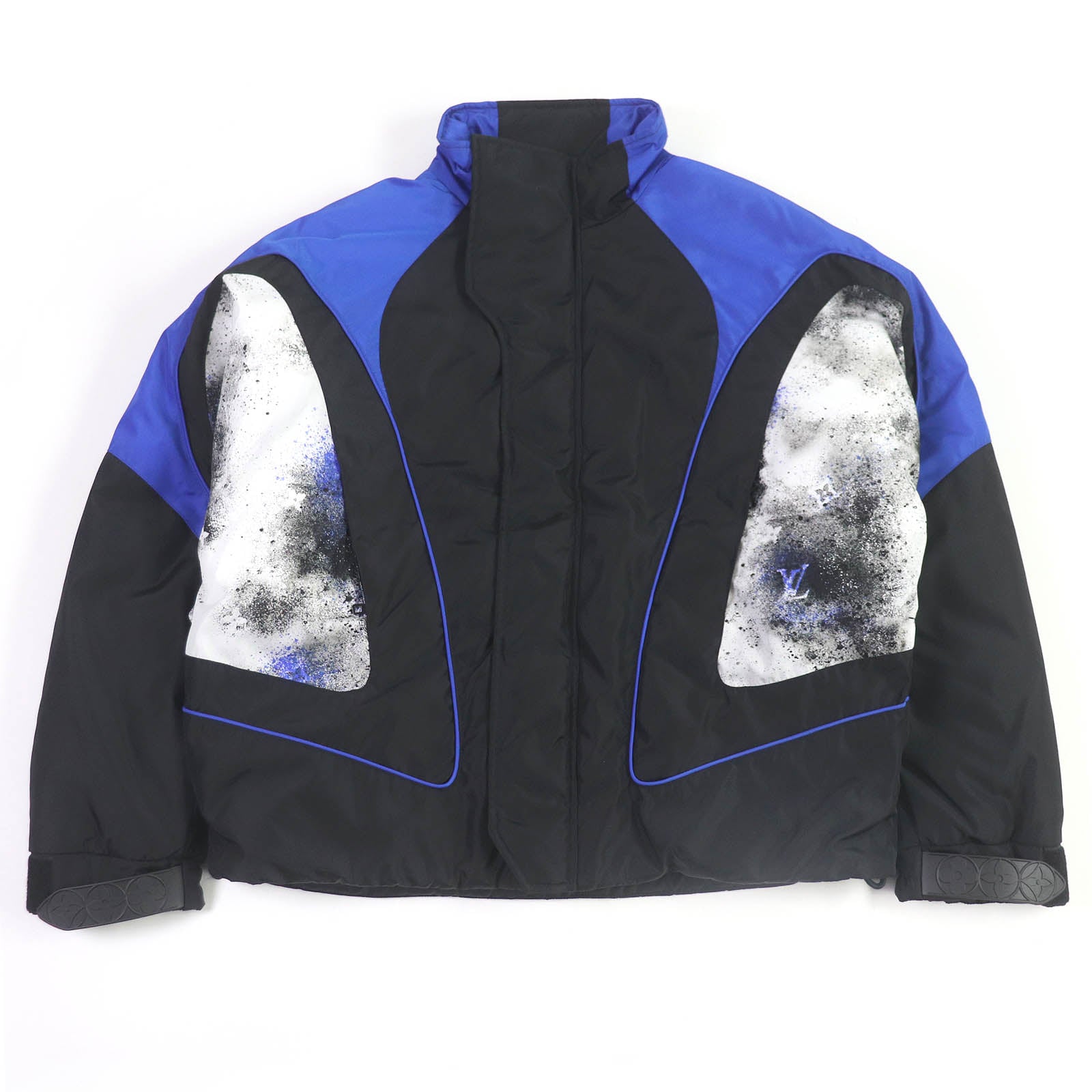 Louis Vuitton jacket Filling 100 52 Nylon Cotton Black Blue Apparel