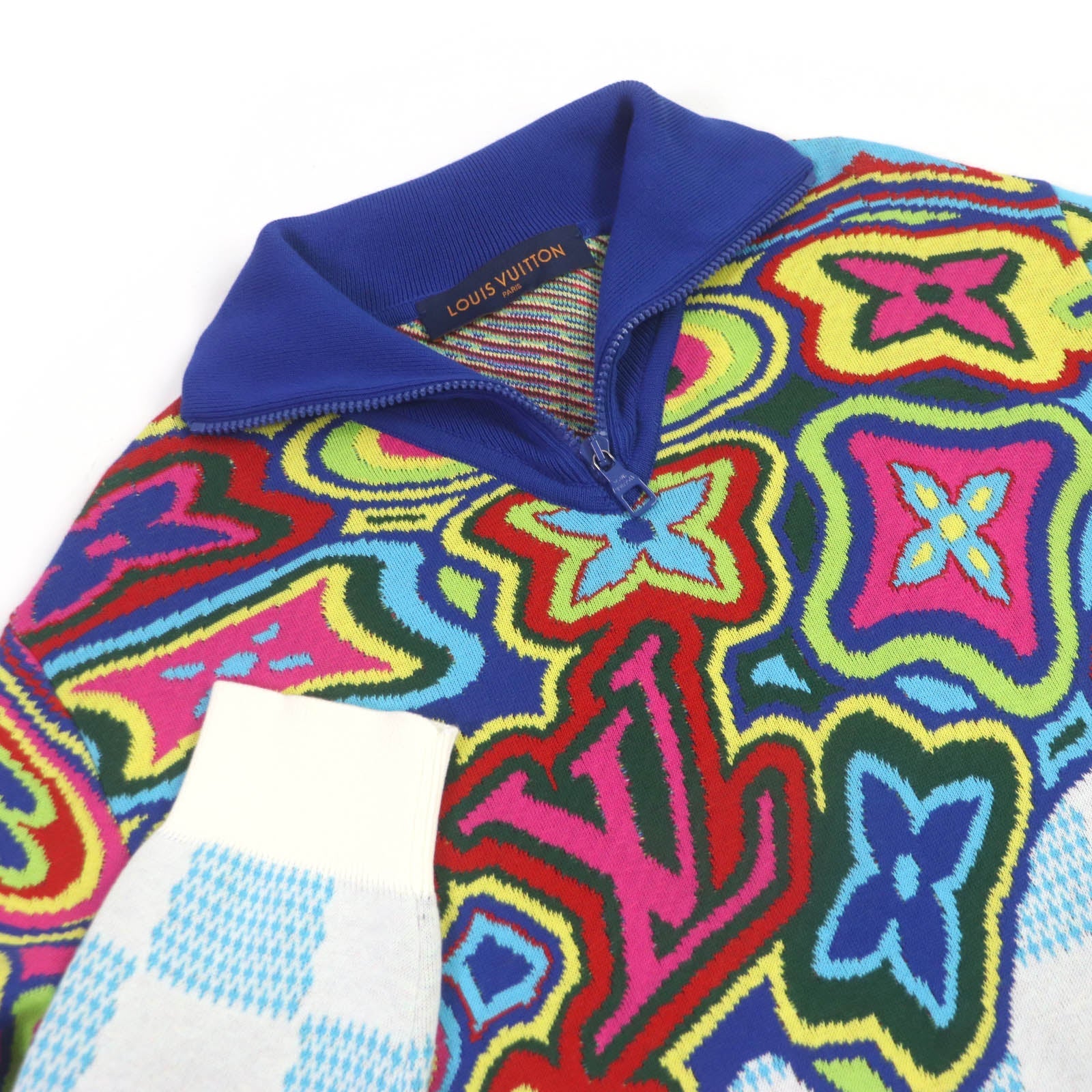 Louis Vuitton knit 1A8P4N Nylon Cotton Multicolor Handbag