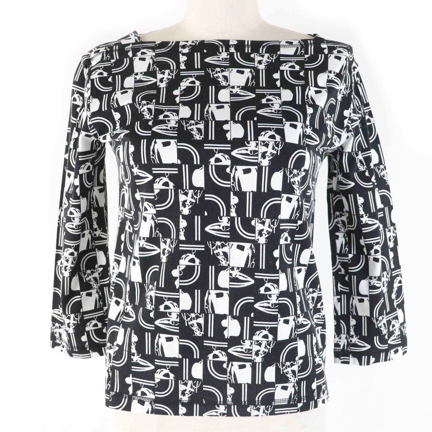 Cut Main: Cotton De Gala En Desordre Black White Travel Bag