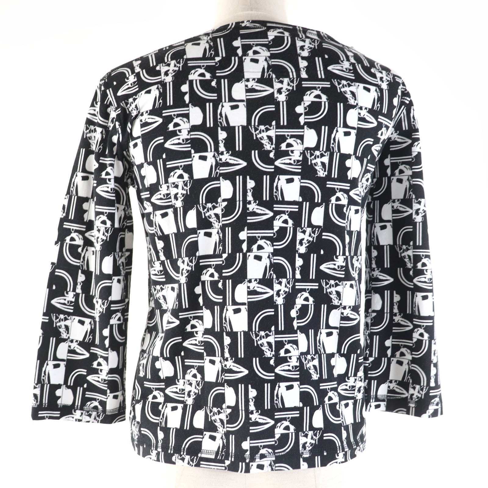 Cut Main: Cotton De Gala En Desordre Black White Travel Bag