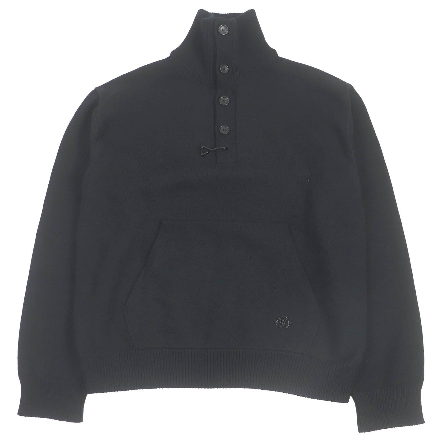 Louis Vuitton sweater 1AAT8M 38 rayon 12 Nylon Wool Black Apparel