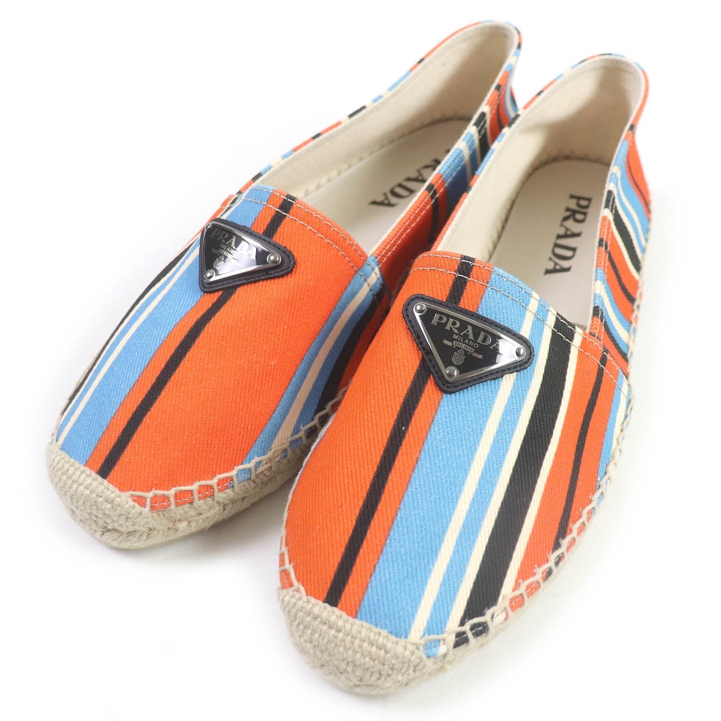 Slip On Main: , Part: Jute Orange Canvas Travel Bag
