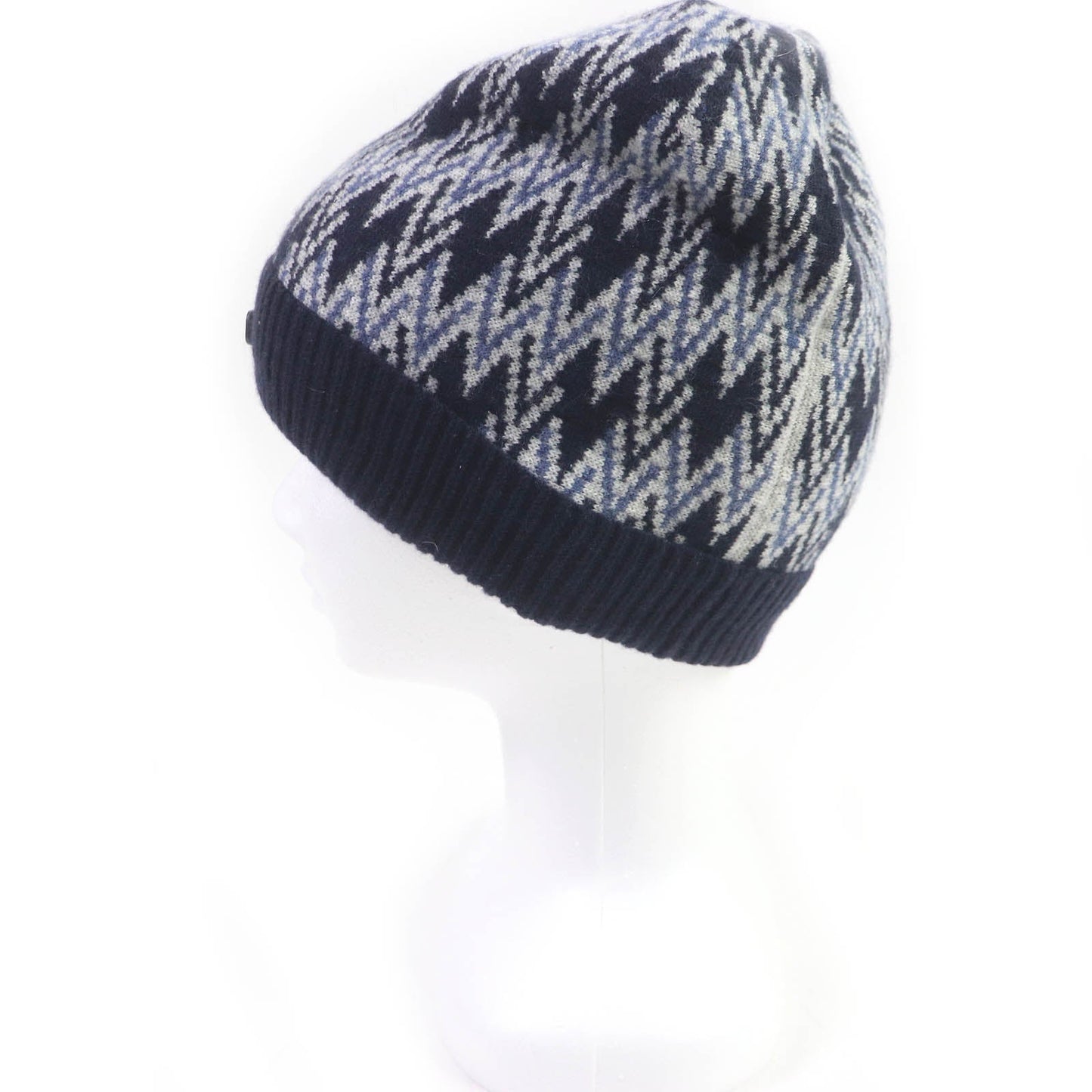 Louis Vuitton Knit M70542 part Leather Navy Hat