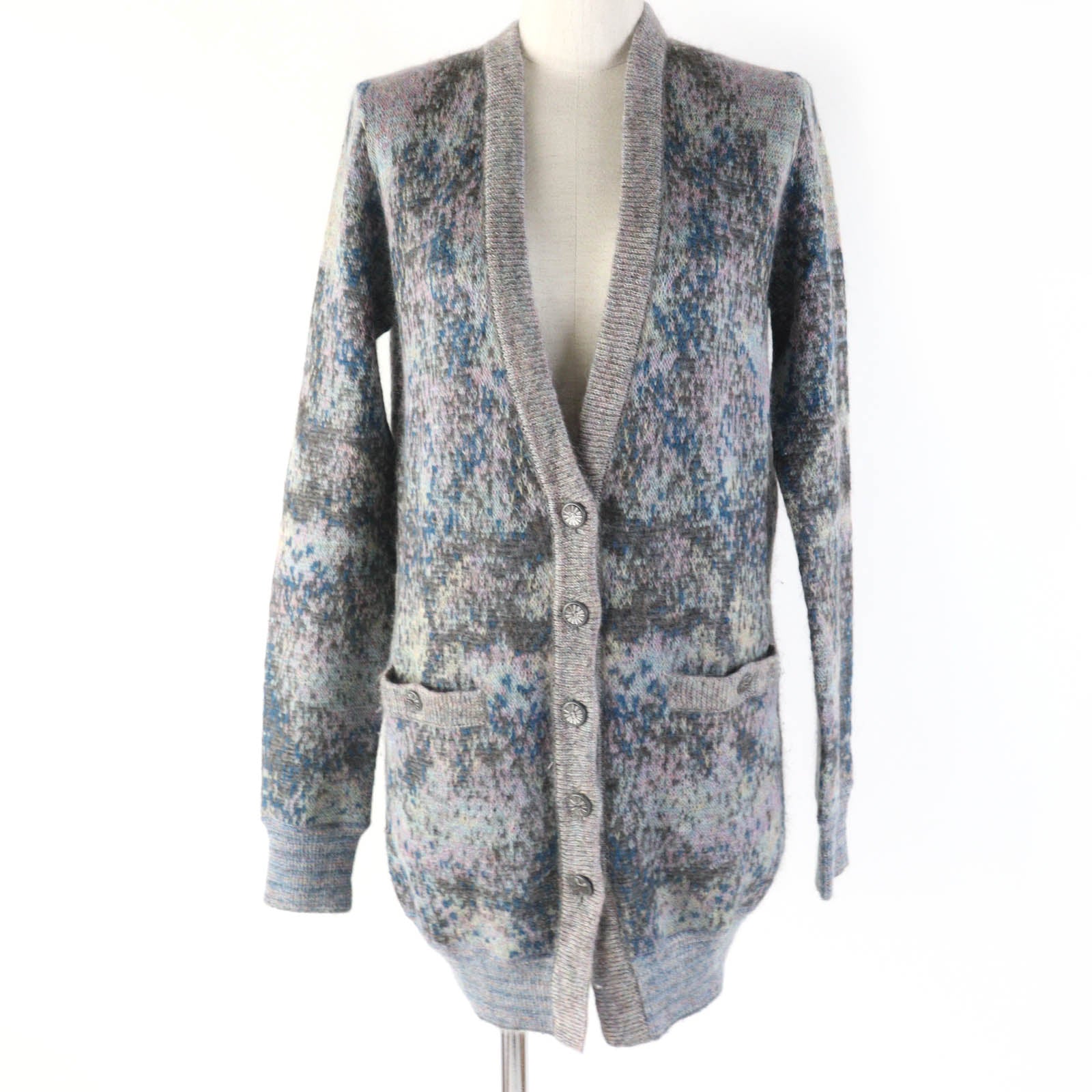 Chanel cardigan 34 Multicolor Gray Handbag