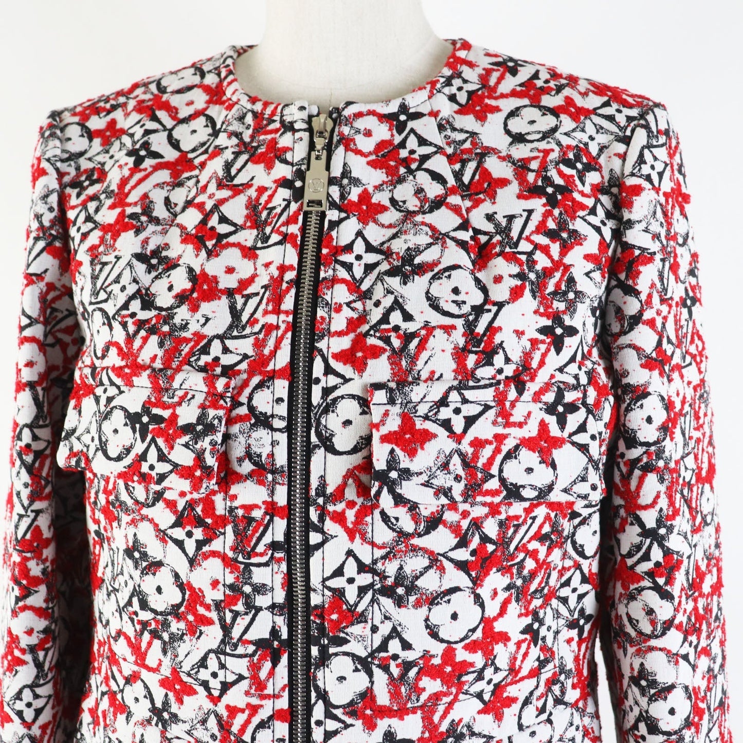 Louis Vuitton coat Nylon Cotton Black White Apparel
