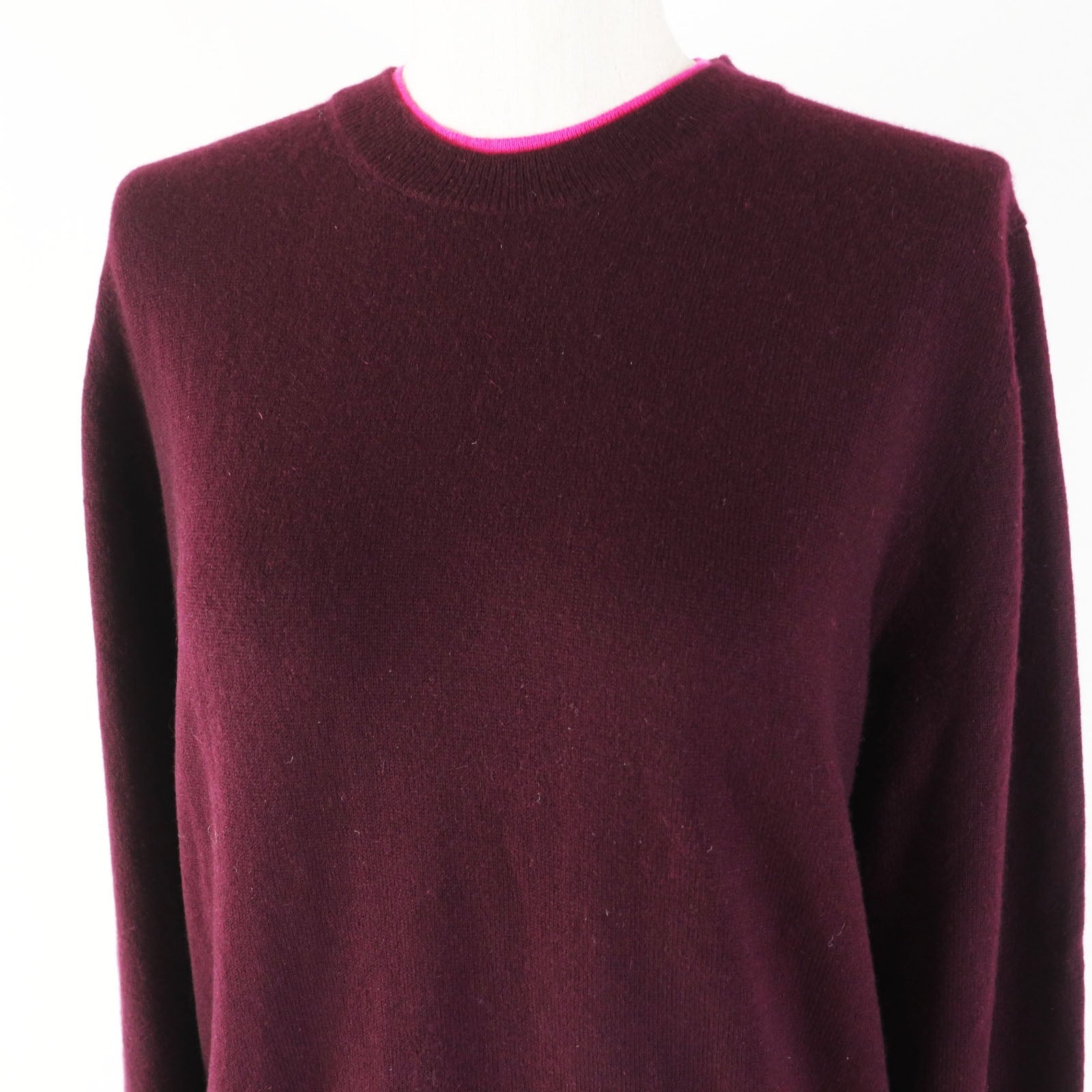 Knit Main: Cashmere, Main: Wool Bordeaux Phoebe Pink Travel Bag