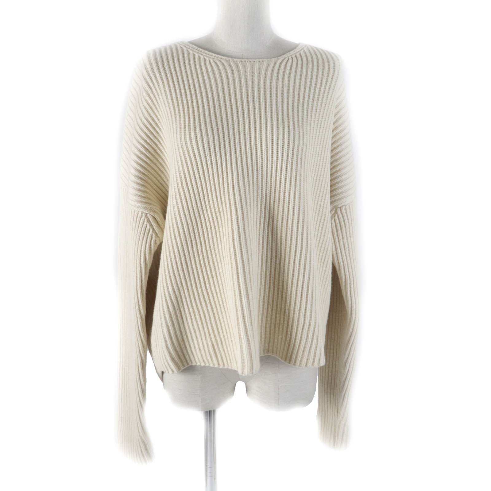 Knit Bx Main: Wool, Main: Cashmere Off White Travel Bag